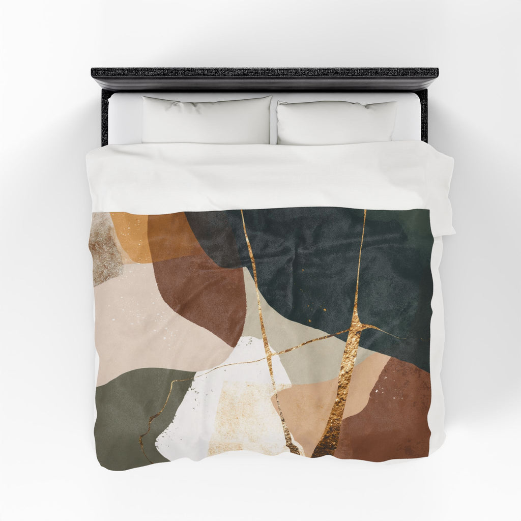 Earthen Weave: Organic Geometric Abstraction, Modern Landscape Study   |    Custom Orders Available