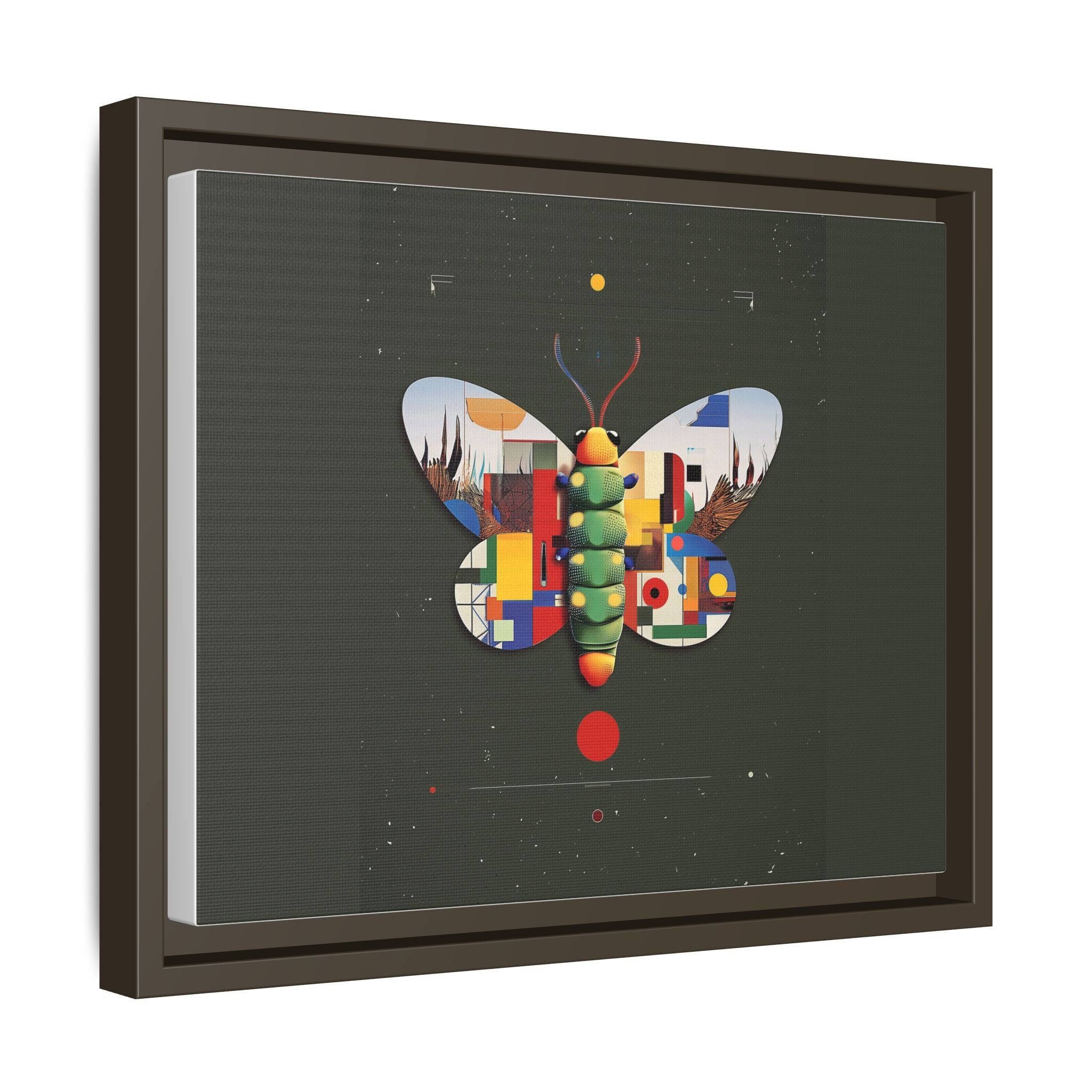 Geometric Butterfly: Bauhaus Digital Mosaic, Technological Nature Composition   |    Custom Orders Available