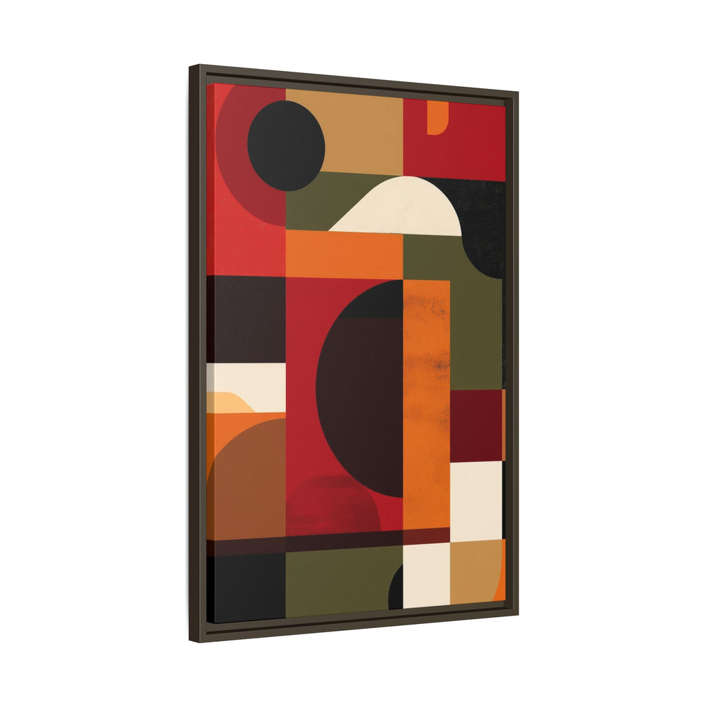 Geometric Convergence: Abstract Bauhaus Design, Constructivist Color Blocks, Architectural Art Composition   |   Custom Orders Accepted