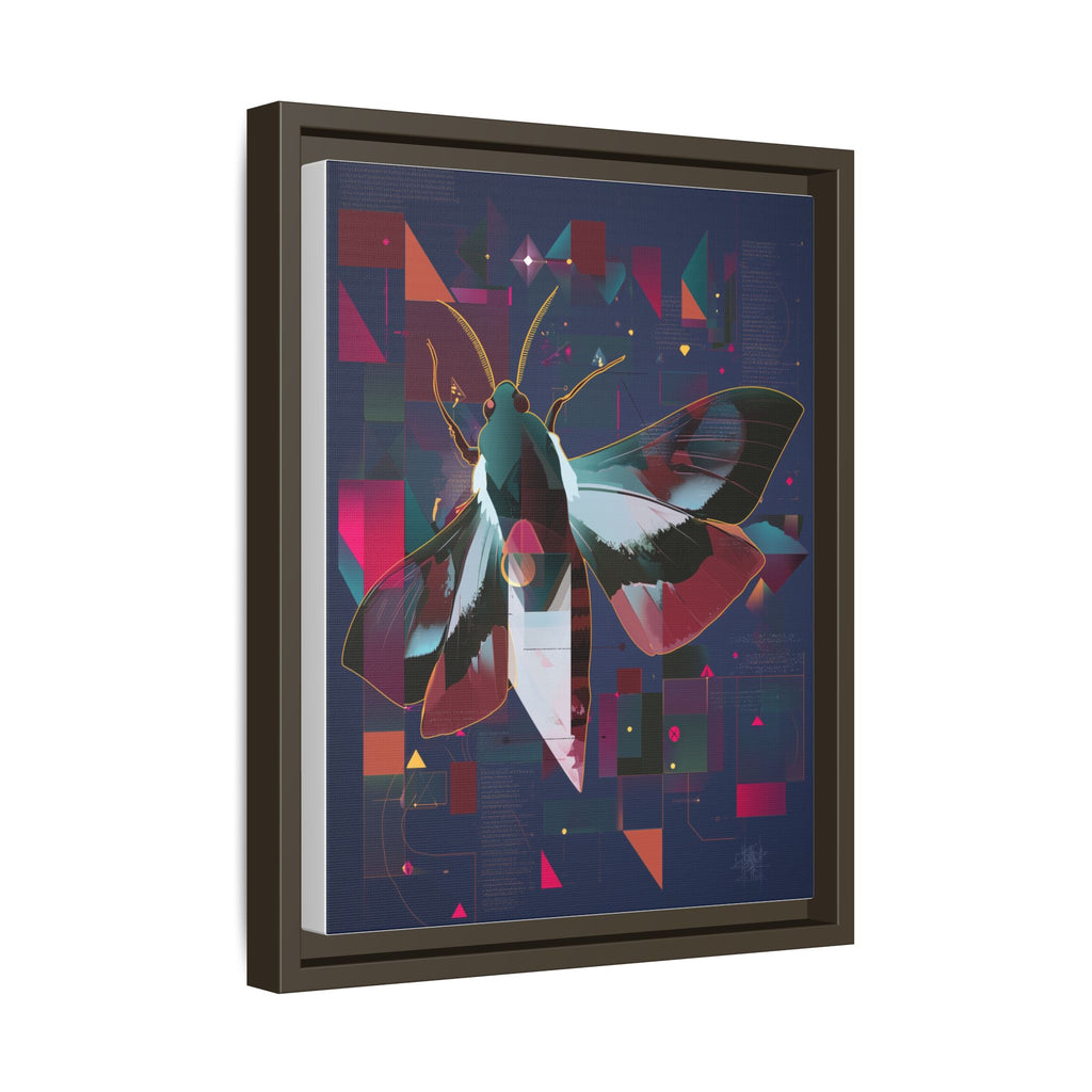 Metamorphic Circuits Framed Print : Geometric Butterfly Fusion, Digital Abstract Techno-Art   |   Custom Orders Available