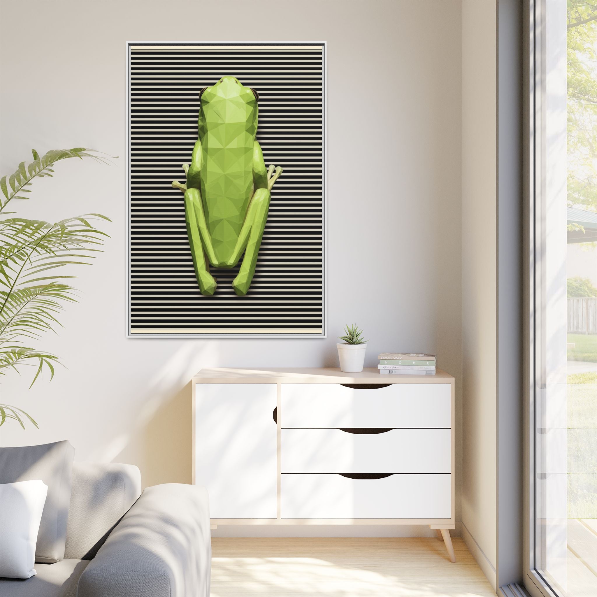 Geometric Amphibian: Low-Poly Frog Design, Digital Art Minimalism   |  Personalized & Custom Orders Available