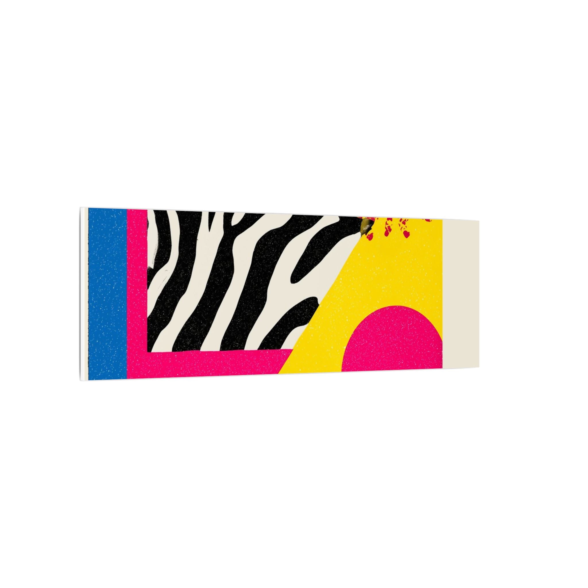 Copy of Pop Geometry: Zebra Leopard Fusion, Geometric Color Block, Modern Abstract Design   |   Custom Orders Accepted