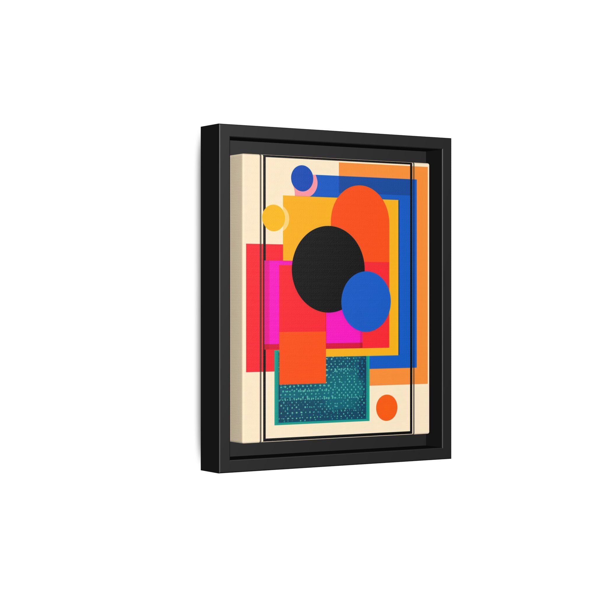 Geometric Harmony: Abstract Color Blocks, Mid-Century Modern Design, Minimalist Art Composition   |   Custom Orders Accepted