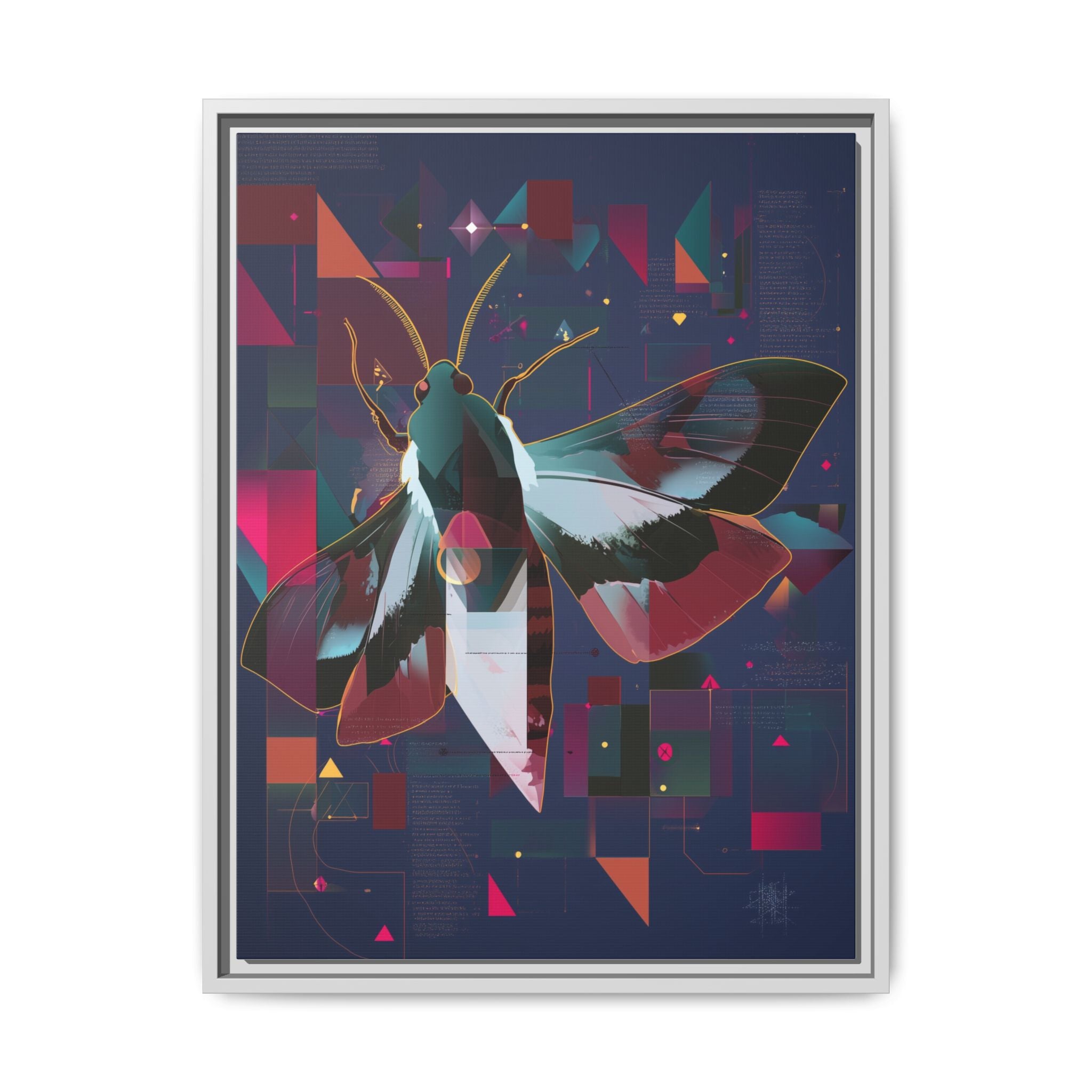 Digital Metamorphosis: Geometric Butterfly, Technological Nature   |    Custom Orders Available