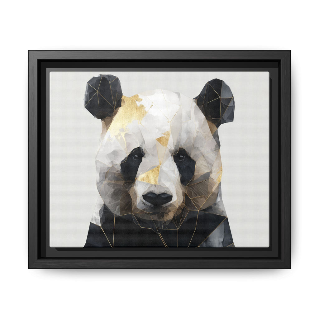 Fractal Panda: Geometric Digital Art, Low Poly Wildlife Portrait   |  Personalized & Custom Orders Available