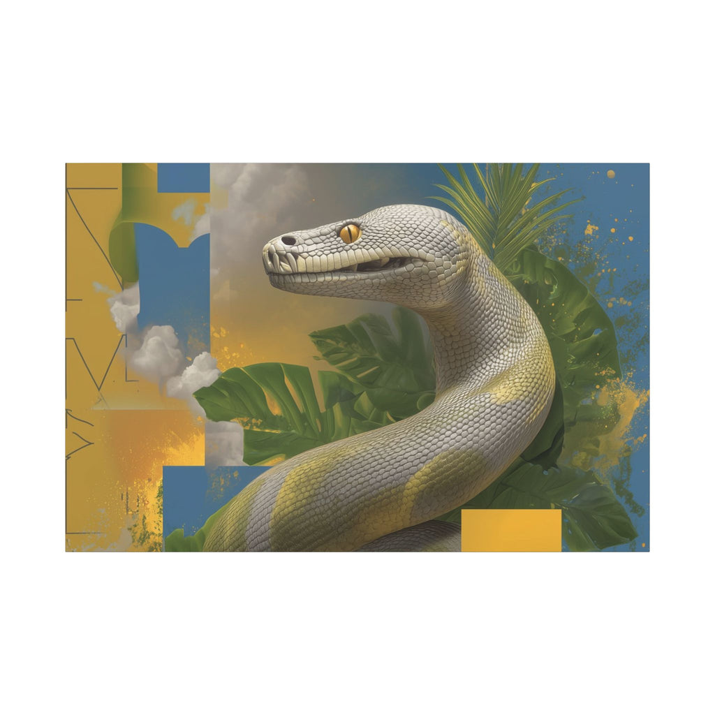 Serpent Geometry: Tropical Scales in Digital Art, Surreal Nature Composition   |    Custom Orders Available