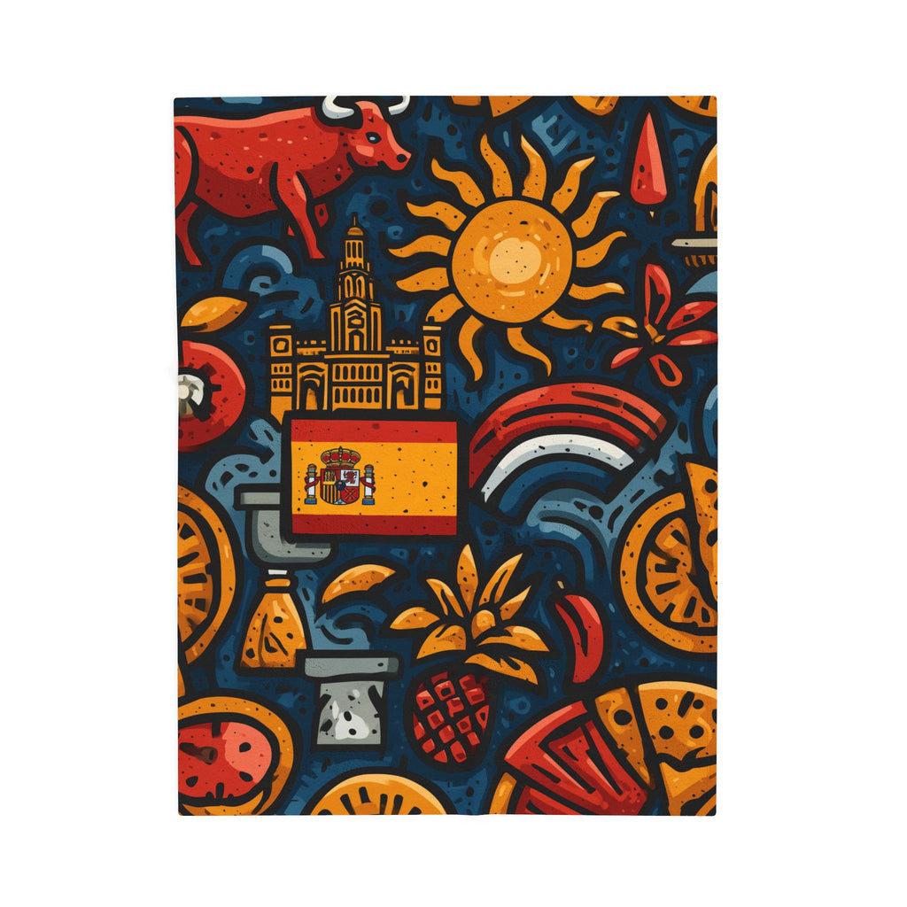 España Vibrante: Pop Art Celebration of Spanish Culture, Symbolic Geometric Design   |   Custom Orders Accepted