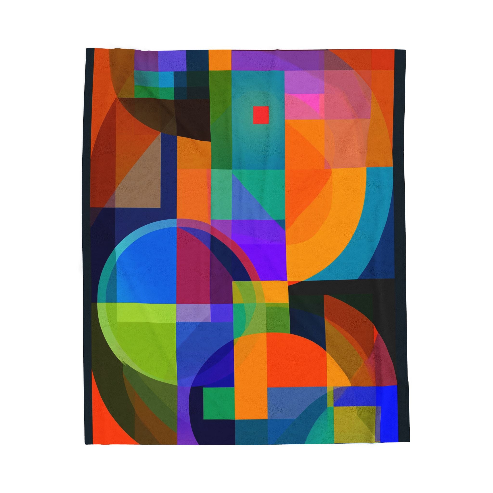 Geometric Harmony: Abstract Kaleidoscope, Vibrant Grid Composition   |    Custom Orders Available