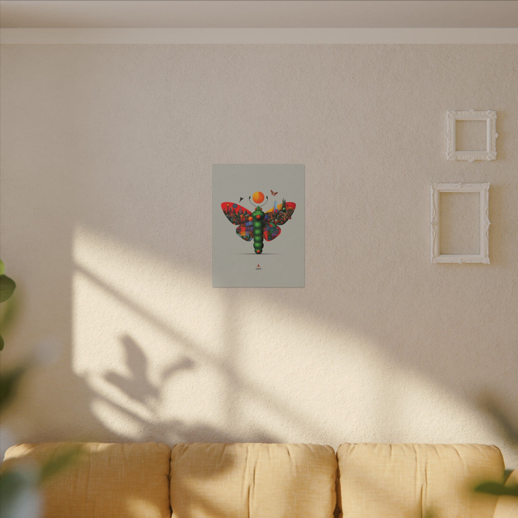 Personalized Butterfly Print: Geometric Urban Landscape, Futuristic Digital Art   |    Custom Orders Available