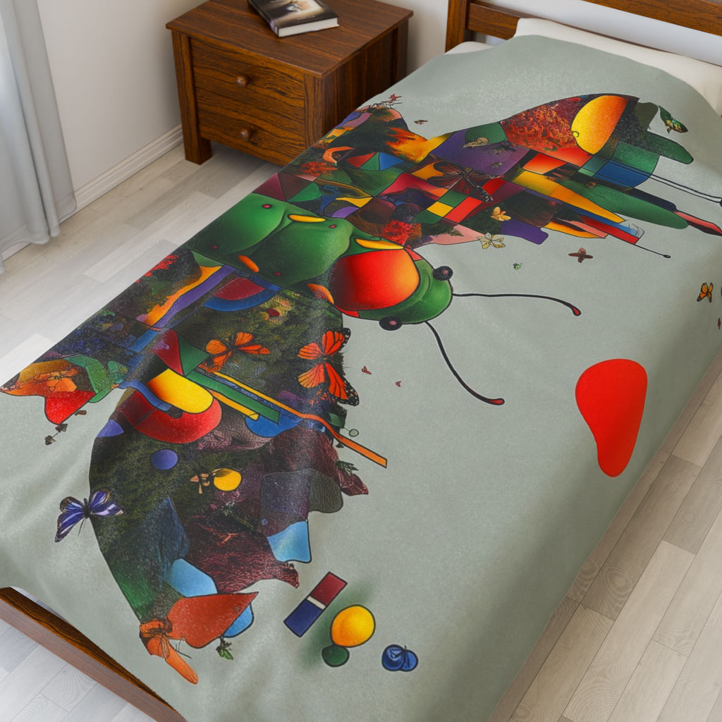 Metamorphosis of Geometry: Landscape Butterfly Transformation, Digital Insect Abstraction   |    Custom Orders Available