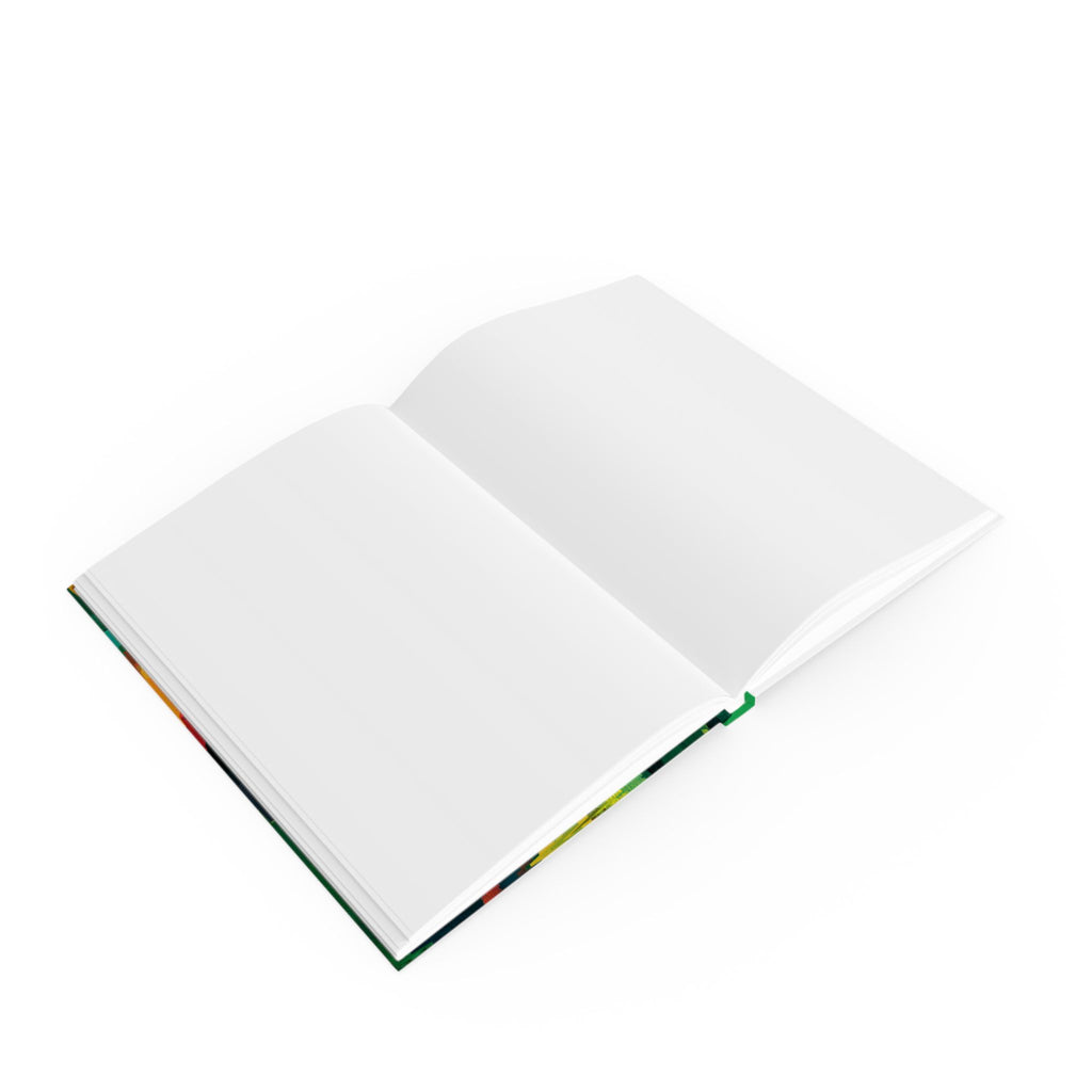 Customizeable Vibrant Turtle Hard Back Journal - Perfect for Nature Lovers, Birthday Gifts, Eco-Friendly Stationery, Art Lovers, and Writing