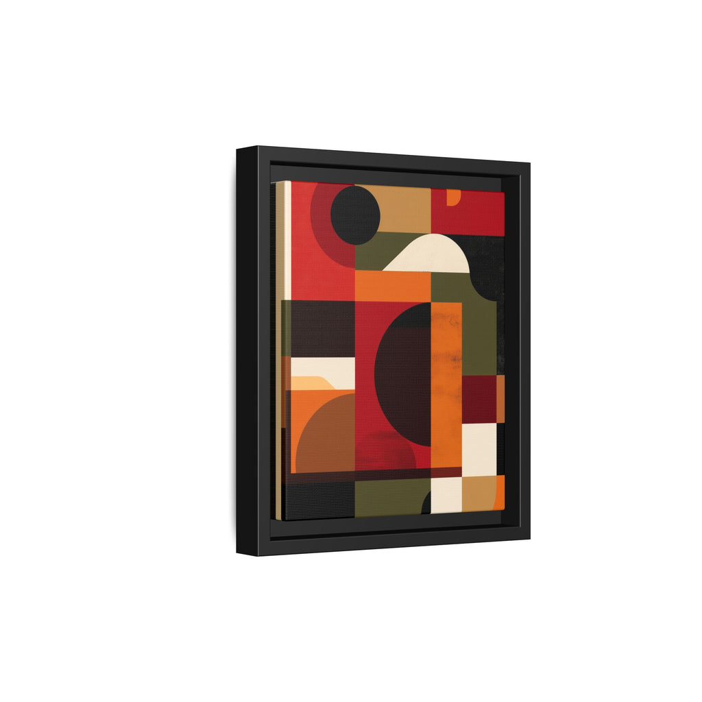 Geometric Convergence: Abstract Bauhaus Design, Constructivist Color Blocks, Architectural Art Composition   |   Custom Orders Accepted