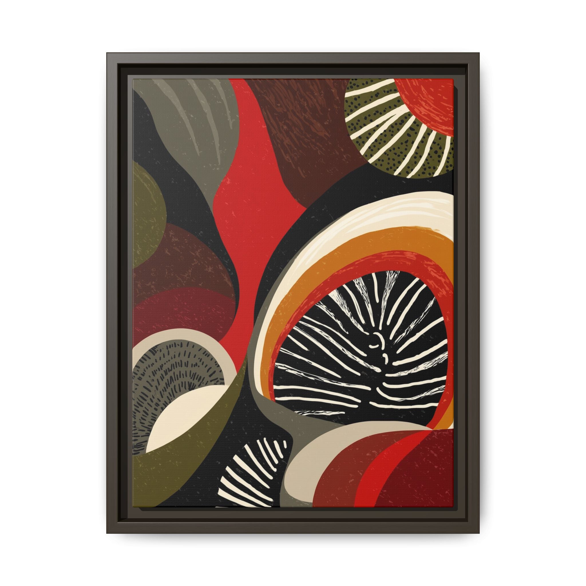 Geometric Rhythm: Abstract Composition, Mid-Century Modern Art, Radial Design Inspiration   |   Custom Orders Accepted