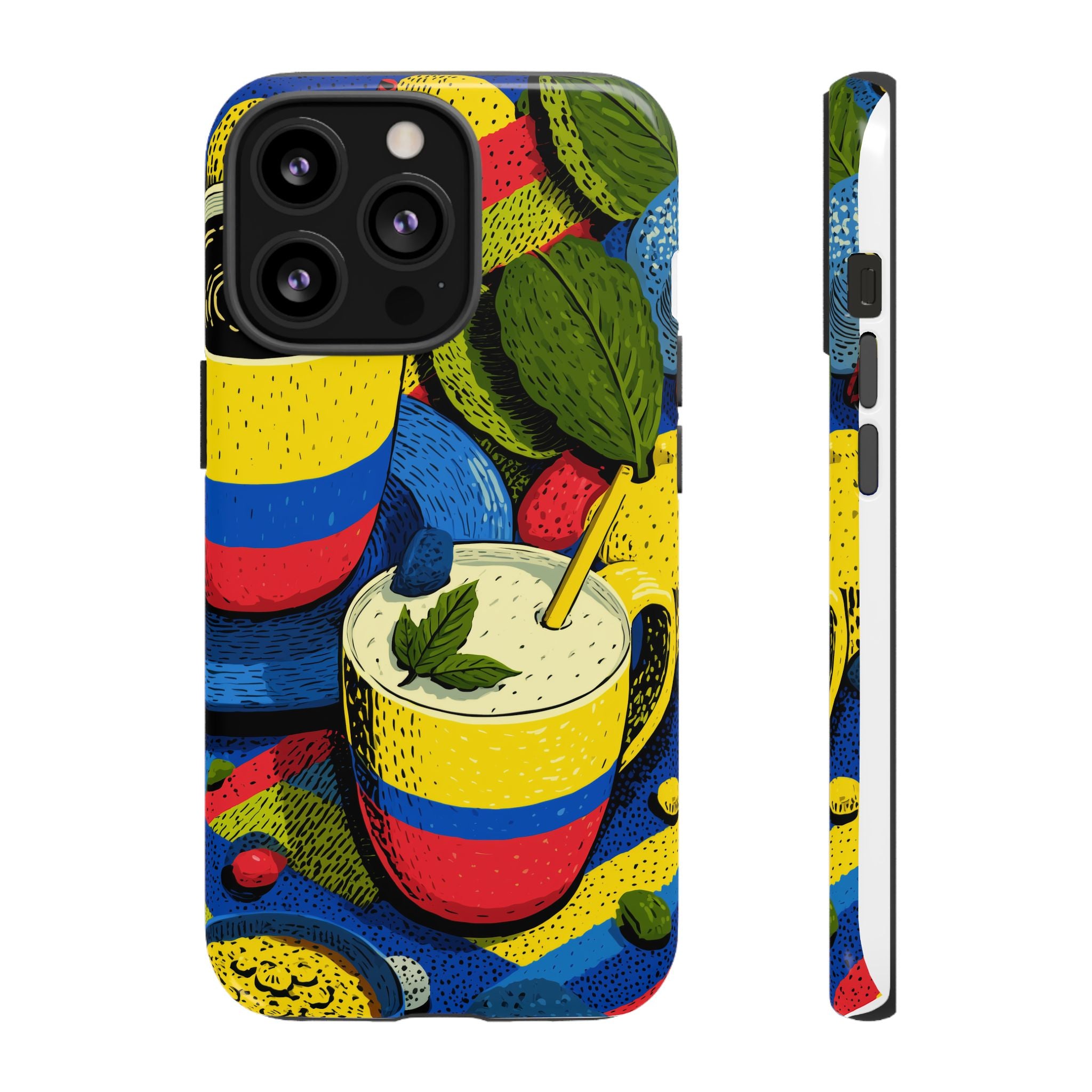 Vibrant Phone Case for Tough Cases | Colorful Colombian Art, Unique Gift, Trendy Accessory, Summer Style, Festival Must-Have
