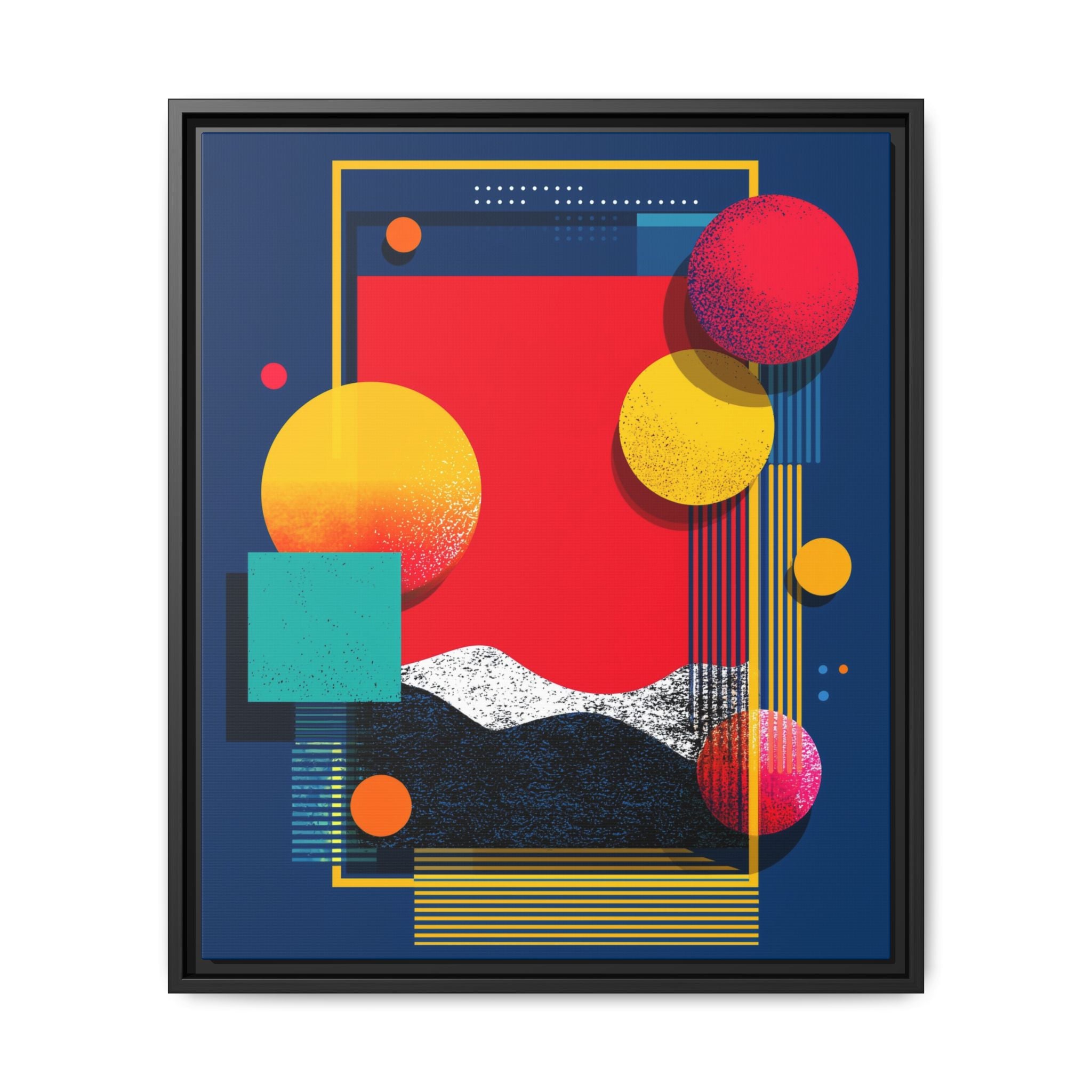 Geometric Horizons: Abstract Landscape Composition, Modernist Digital Art, Colorful Geometric Design   |   Custom Orders Accepted