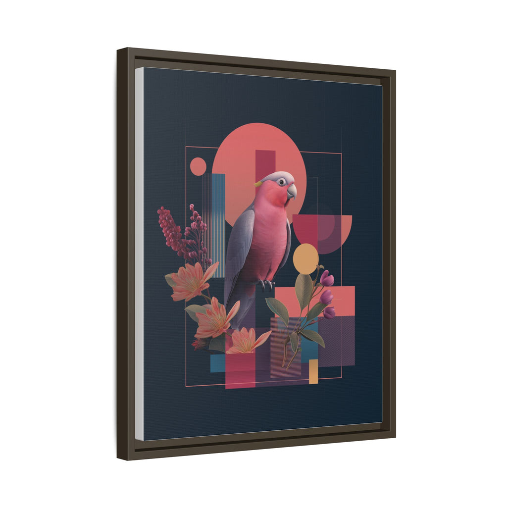 Geometric Rose Galah: Digital Art Deco, Retro-Futuristic Parrot Composition   |    Custom Orders Available
