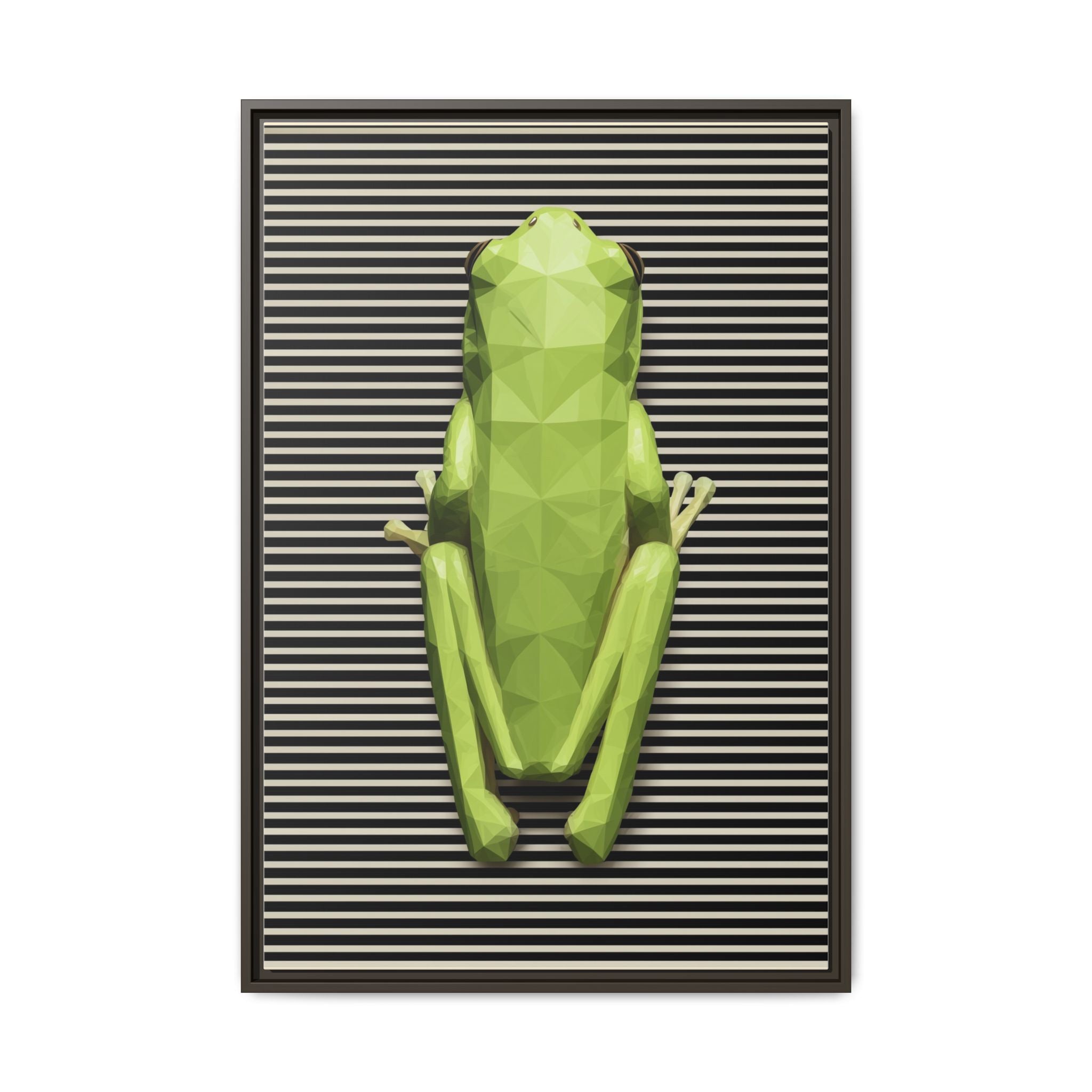 Geometric Amphibian: Low-Poly Frog Design, Digital Art Minimalism   |  Personalized & Custom Orders Available
