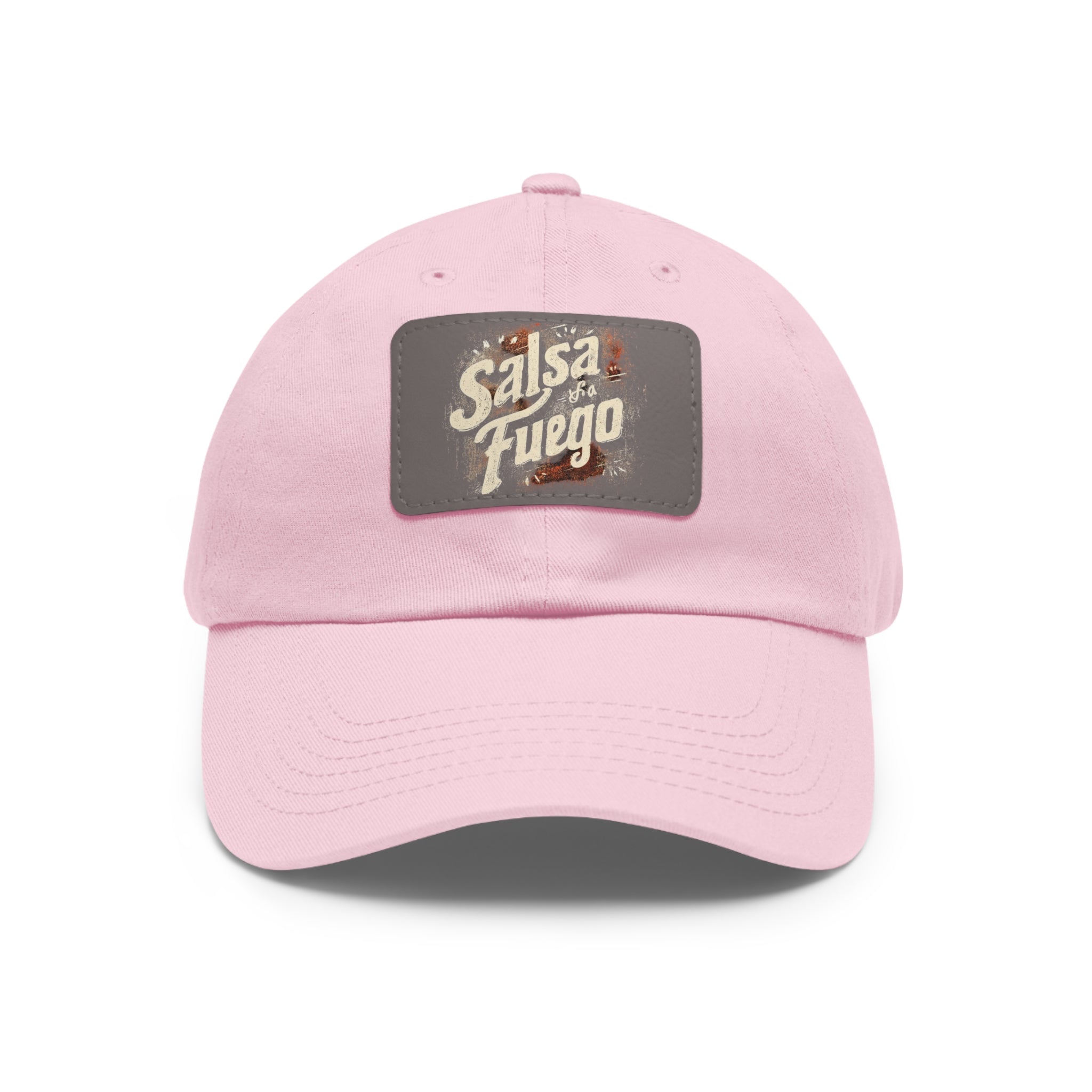 Salsa Fuego Dad Hat with Leather Patch (Rectangle)