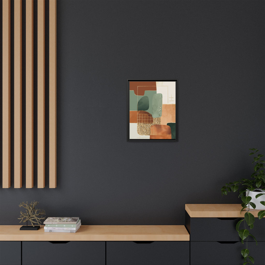 Geometric Harmony: Abstract Minimalist Art, Mid-Century Modern Design, Organic Shapes Composition   |   Custom Orders Accepted