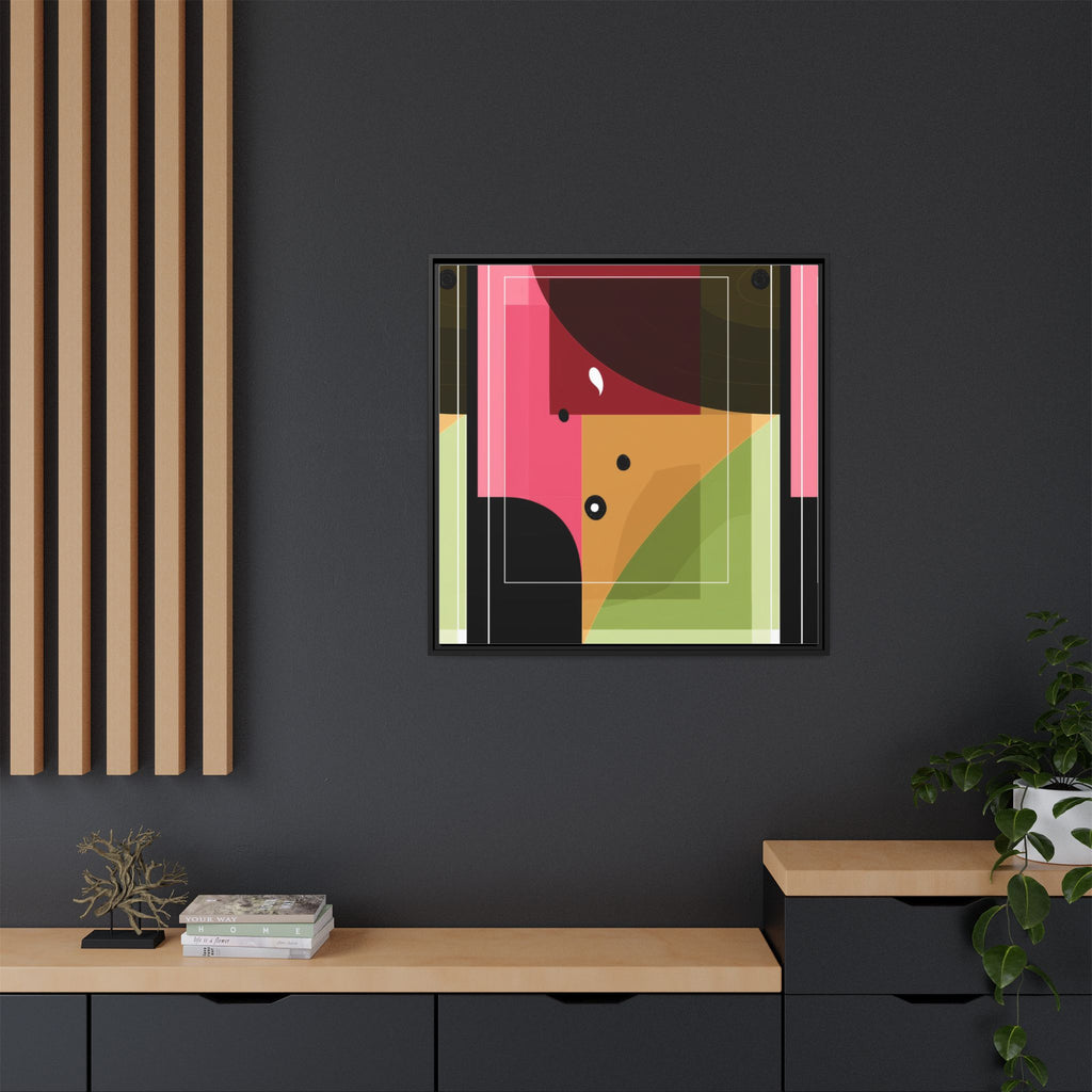 Geometric Convergence: Abstract Modernist Composition, Constructivist Color Blocking, Layered Geometric Design   |   Custom Orders Accepted
