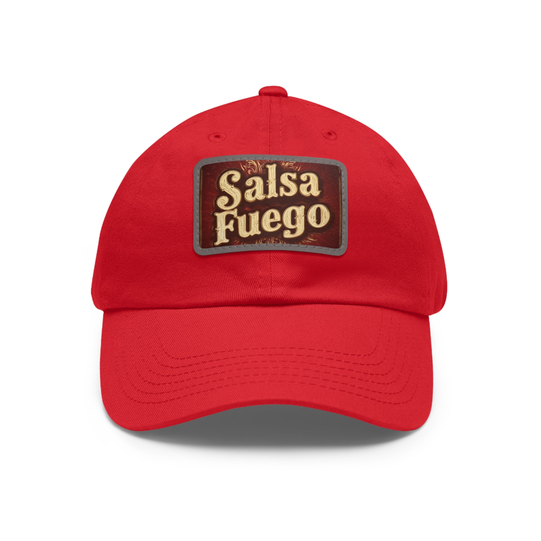 Salsa Fuego Dad Hat with Leather Patch (Rectangle)