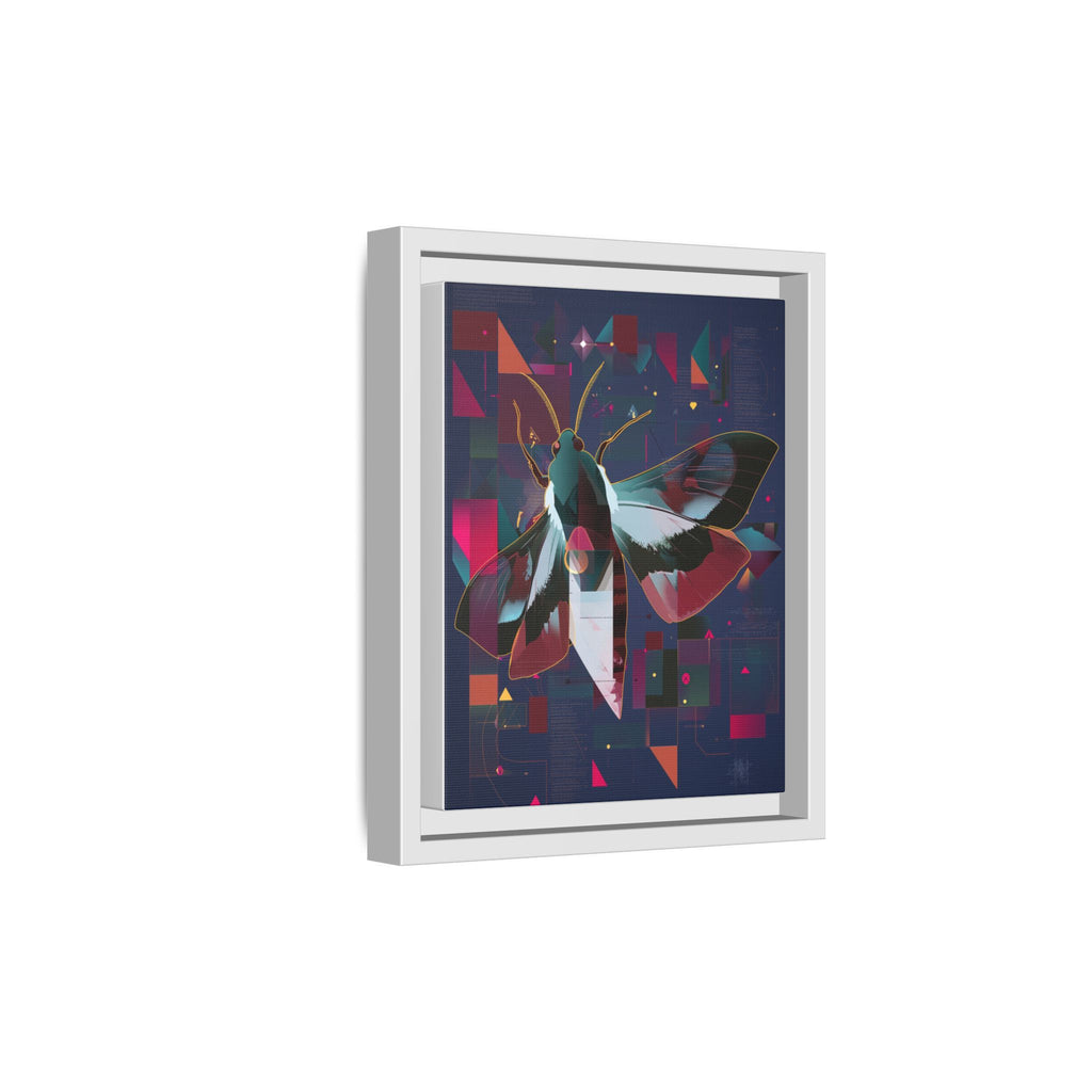Metamorphic Circuits Framed Print : Geometric Butterfly Fusion, Digital Abstract Techno-Art   |   Custom Orders Available