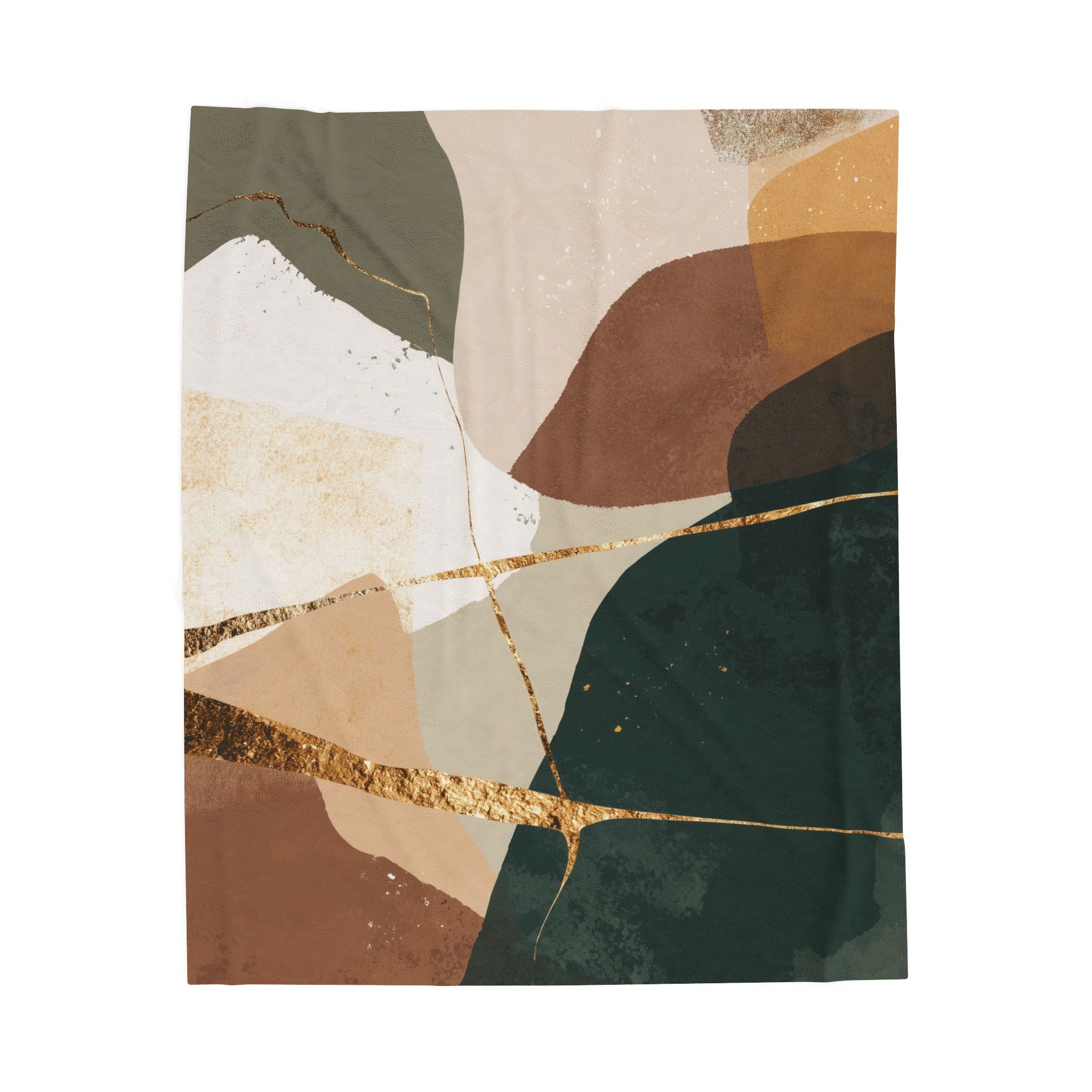 Earthen Weave: Organic Geometric Abstraction, Modern Landscape Study   |    Custom Orders Available