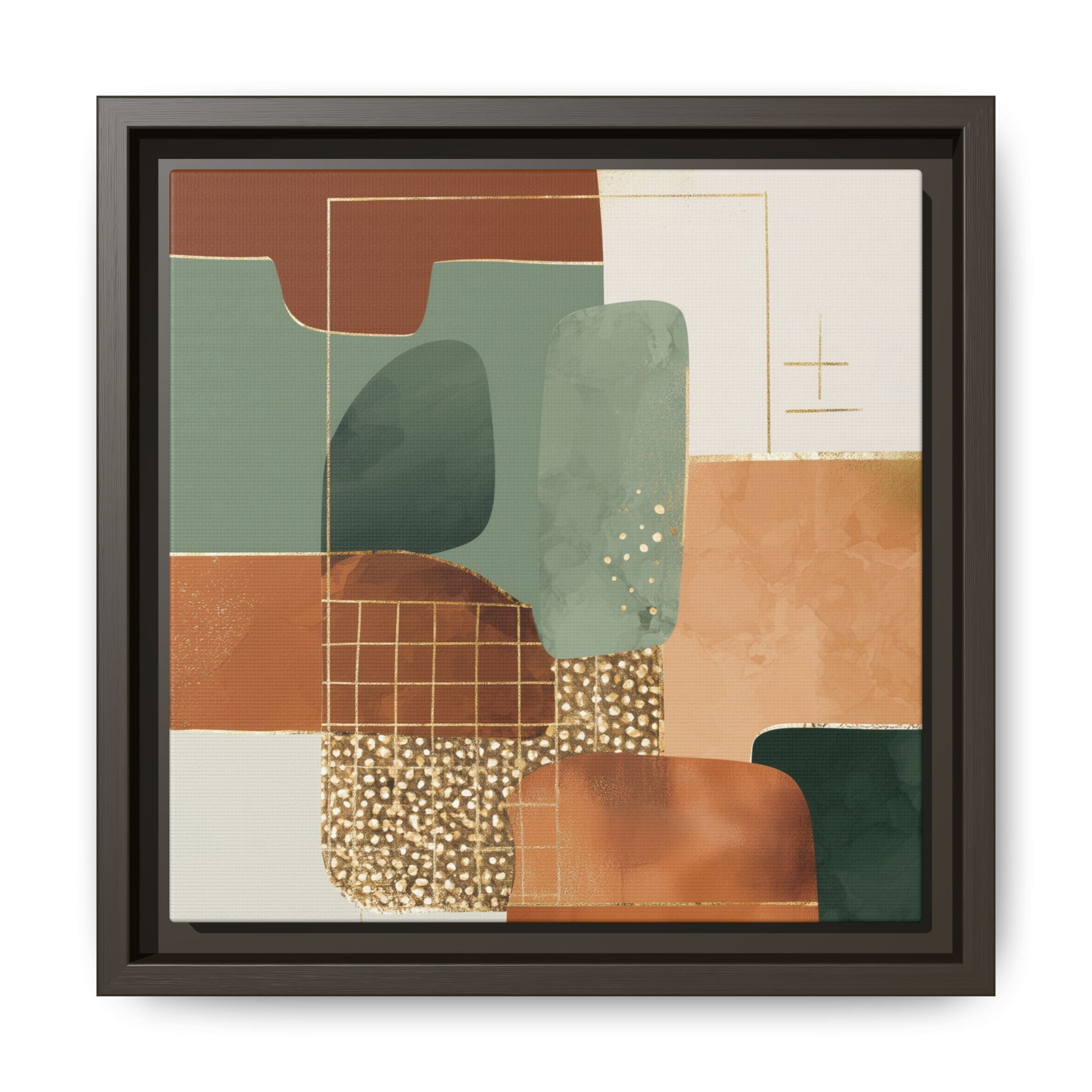 Geometric Harmony: Abstract Minimalist Art, Mid-Century Modern Design, Organic Shapes Composition   |   Custom Orders Accepted