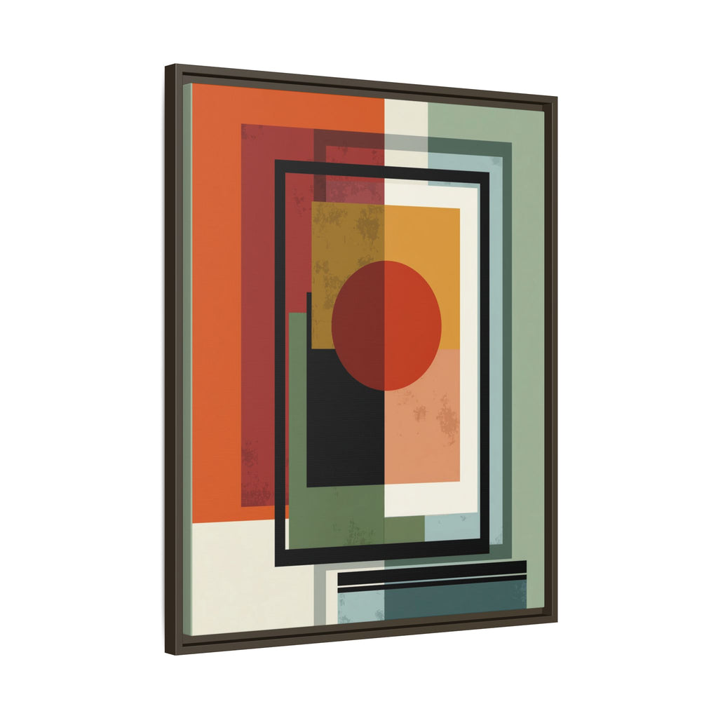 Geometric Harmonies: Mid-Century Modern Composition, Constructivist Inspiration, Abstract Rectangular Interplay   |   Custom Orders Accepted