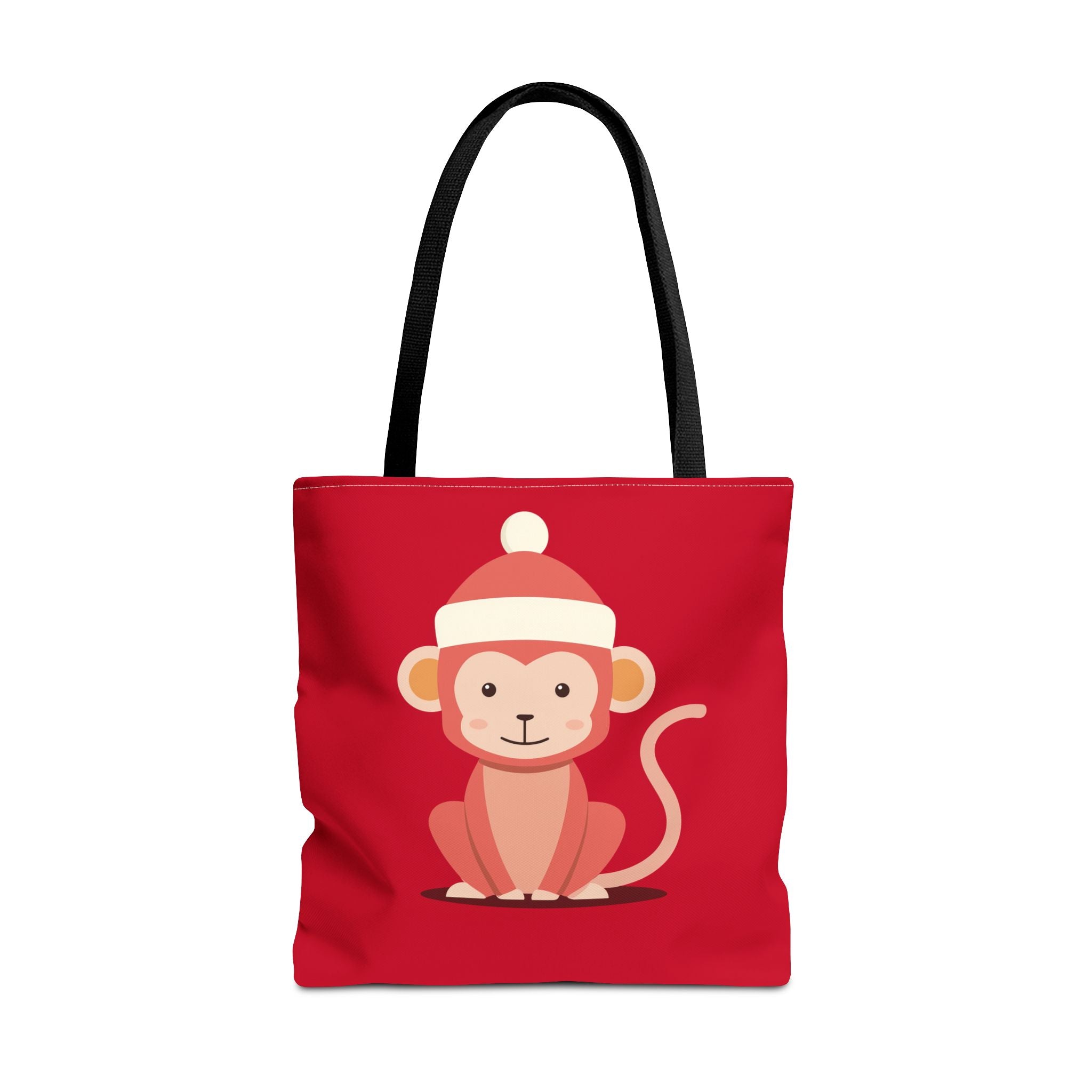 Cute Monkey Tote Bag for Kids, Christmas Gift, Reusable Shopping Bag, Fun Animal Design, Cute Holiday Accessory