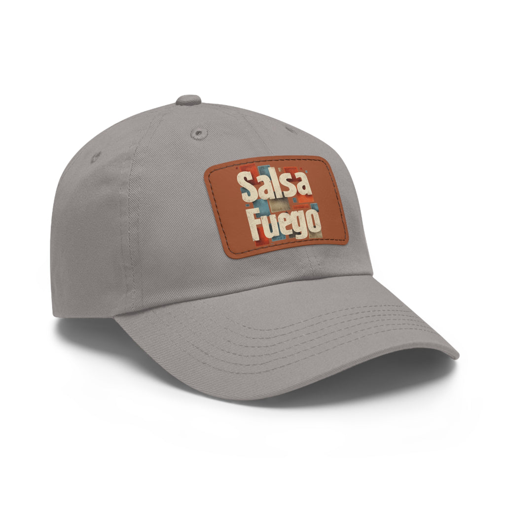 Salsa Fuego Geometric Dad Hat with Leather Patch (Rectangle)