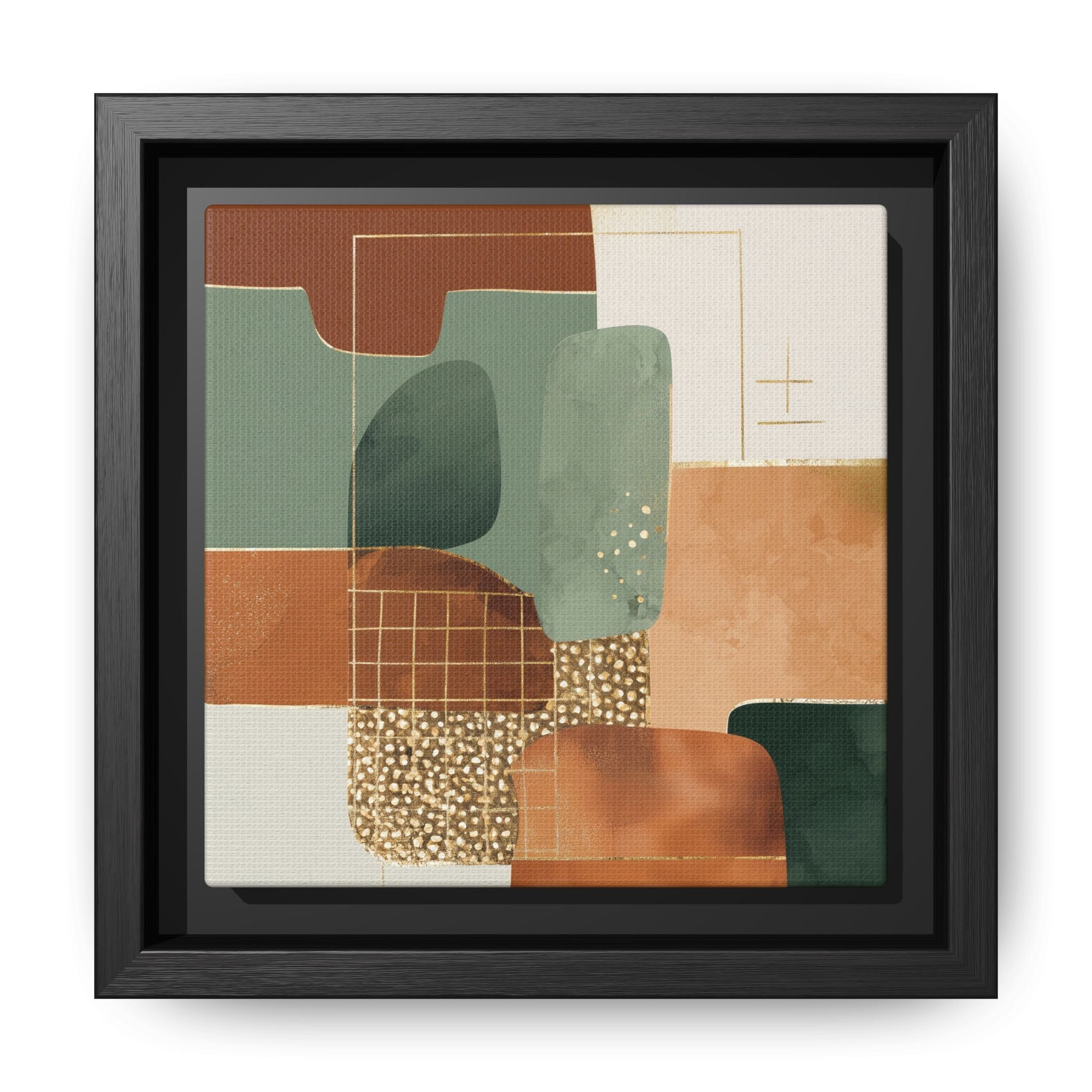 Geometric Harmony: Abstract Minimalist Art, Mid-Century Modern Design, Organic Shapes Composition   |   Custom Orders Accepted