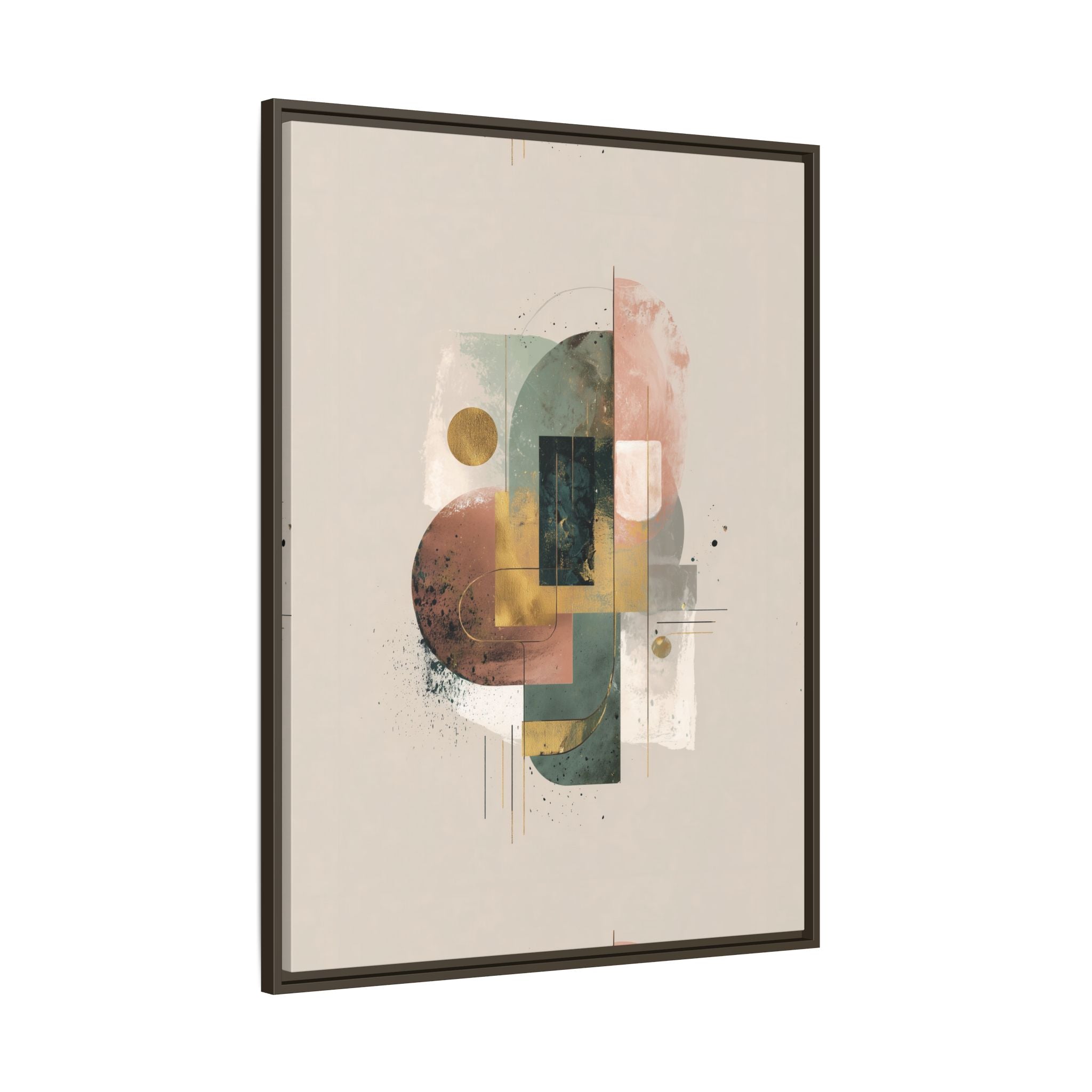 Organic Geometries: Fragmented Forms, Digital Abstract Composition, Layered Minimalist Art   |   Custom Orders Accepted