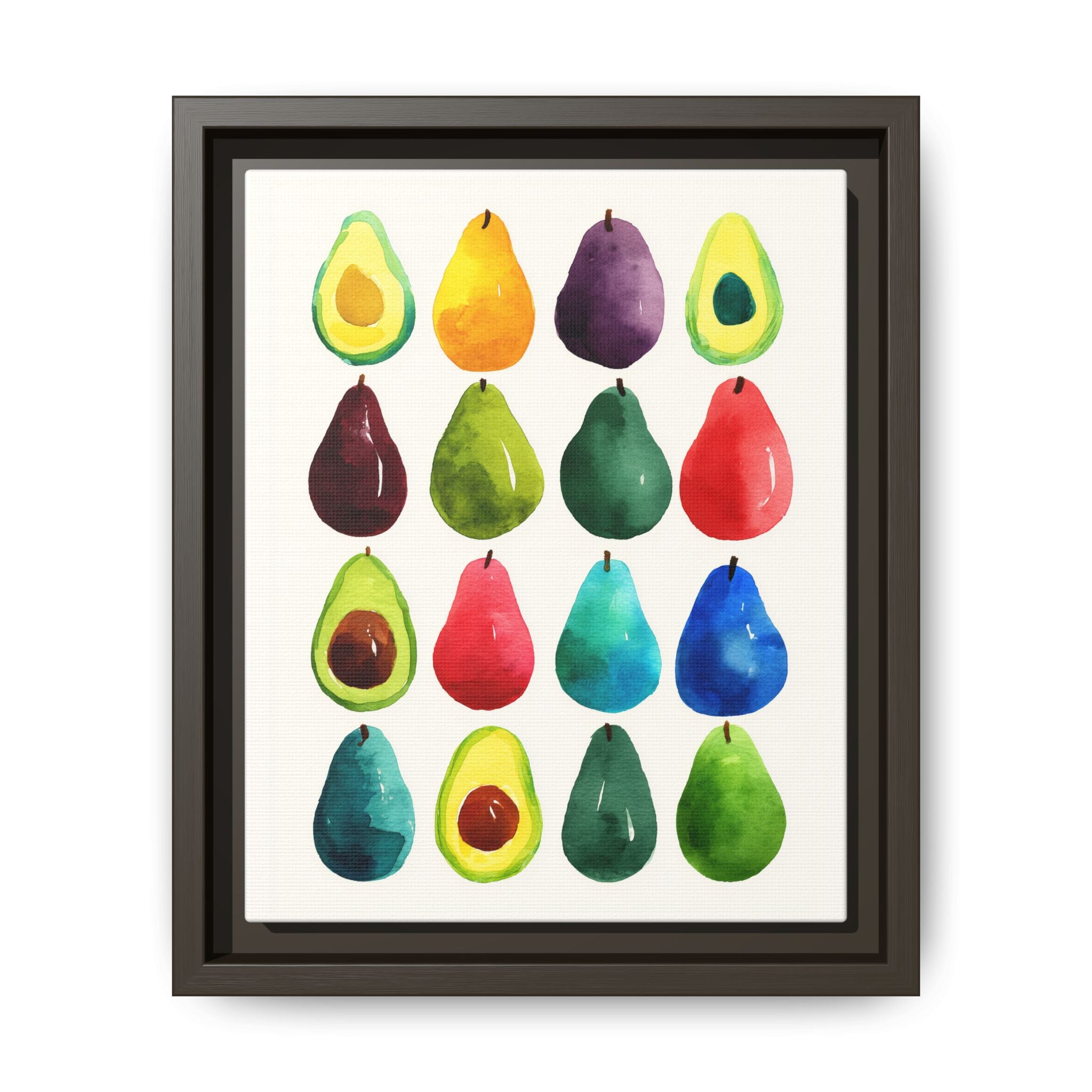 Copy of Colorful Chili Pepper Framed Canvas Print — Vibrant Kitchen Wall Art