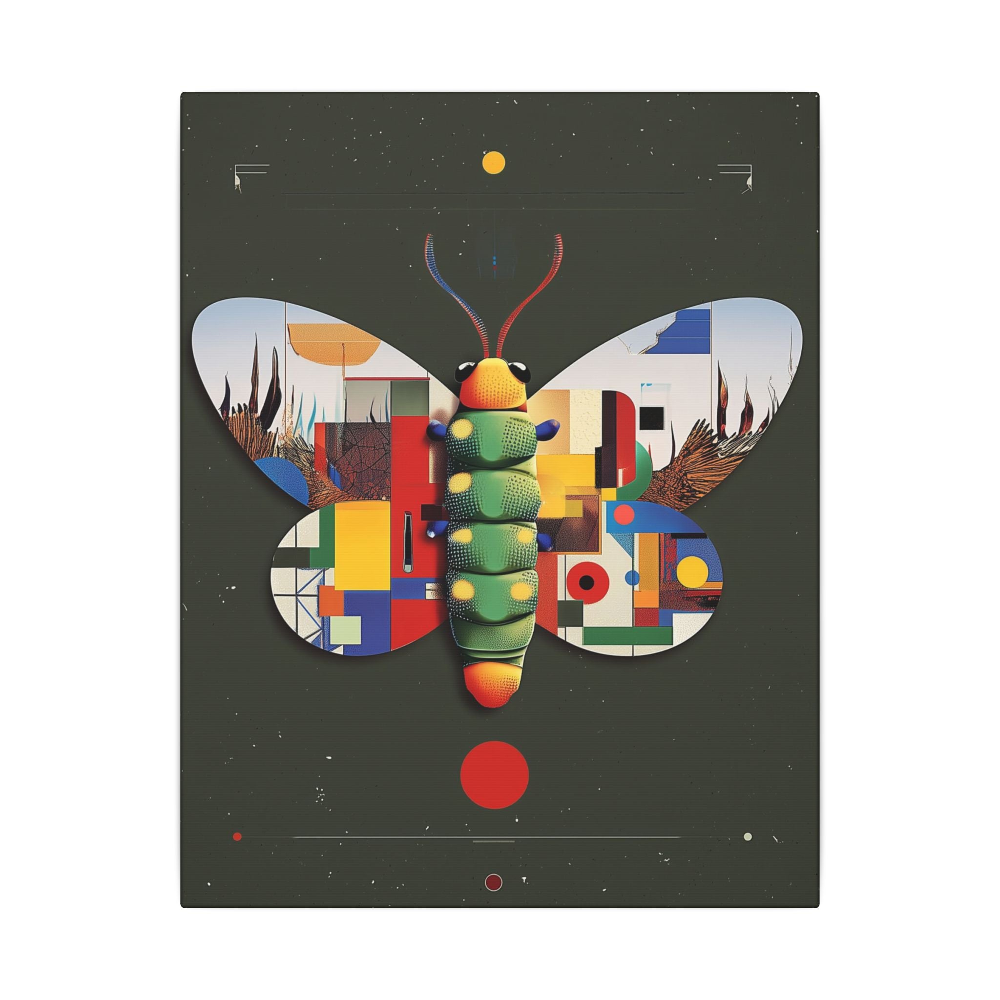 Geometric Metamorphosis: Digital Butterfly Design, Bauhaus-Inspired Modernist Art   |    Custom Orders Available