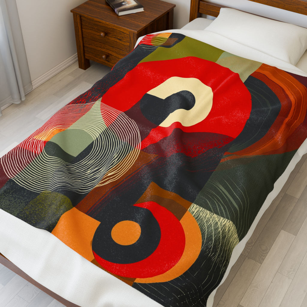 Rhythmic Geometrics: Constructivist Composition, Mid-Century Modern Abstract Design   |    Custom Orders Available