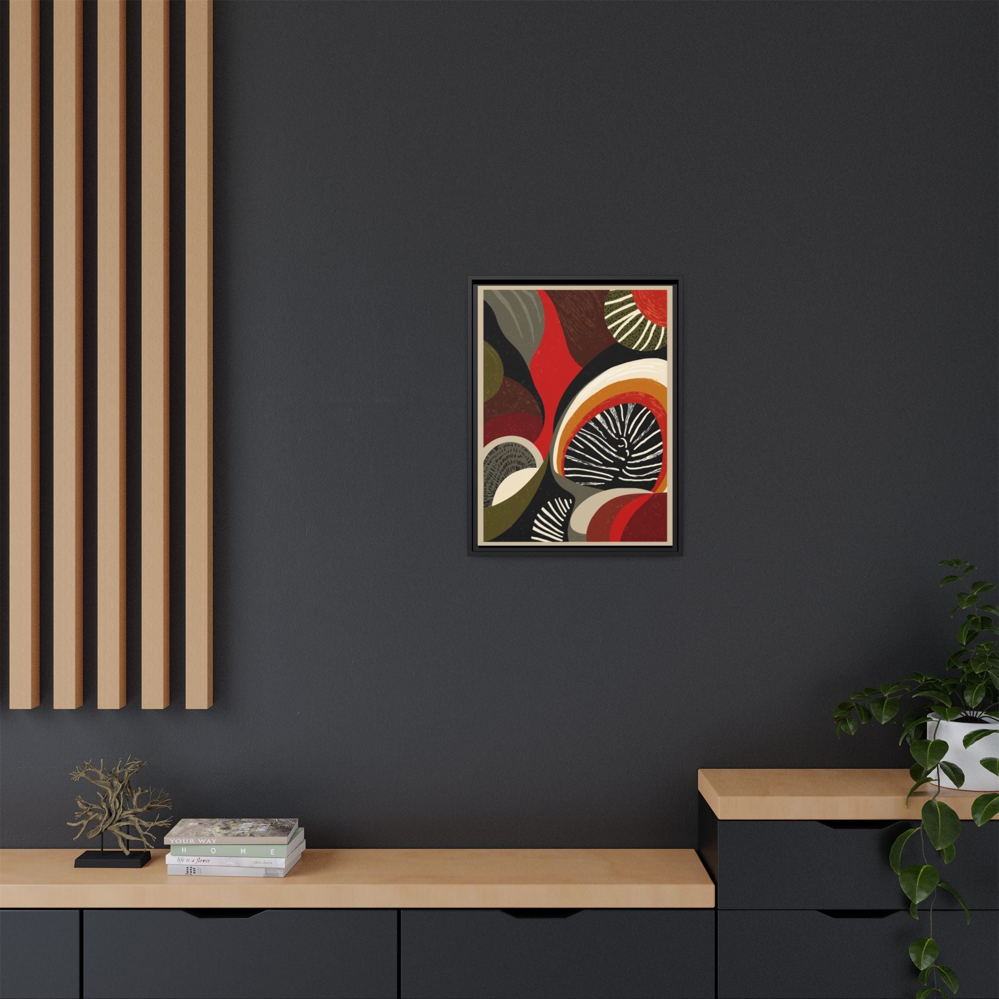 Geometric Rhythm: Abstract Composition, Mid-Century Modern Art, Radial Design Inspiration   |   Custom Orders Accepted