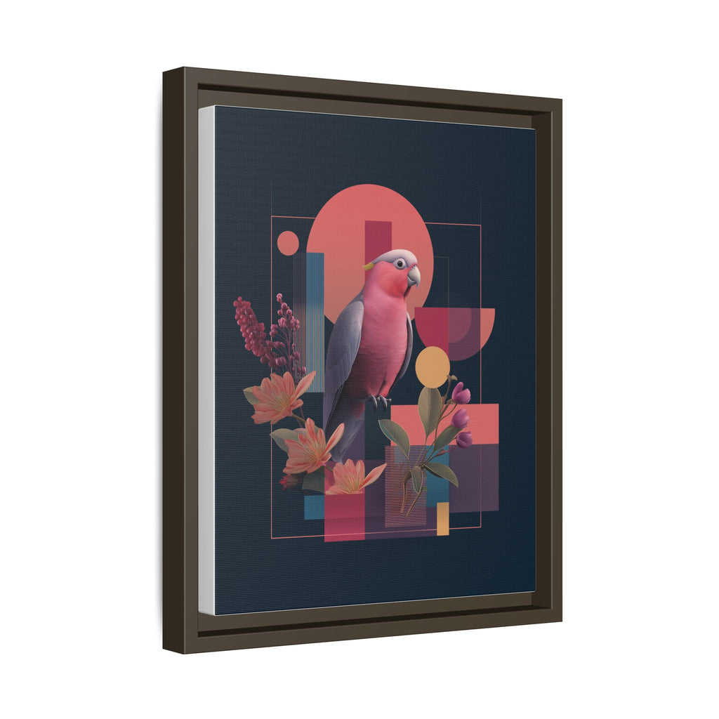 Geometric Rose Galah: Digital Art Deco, Retro-Futuristic Parrot Composition   |    Custom Orders Available