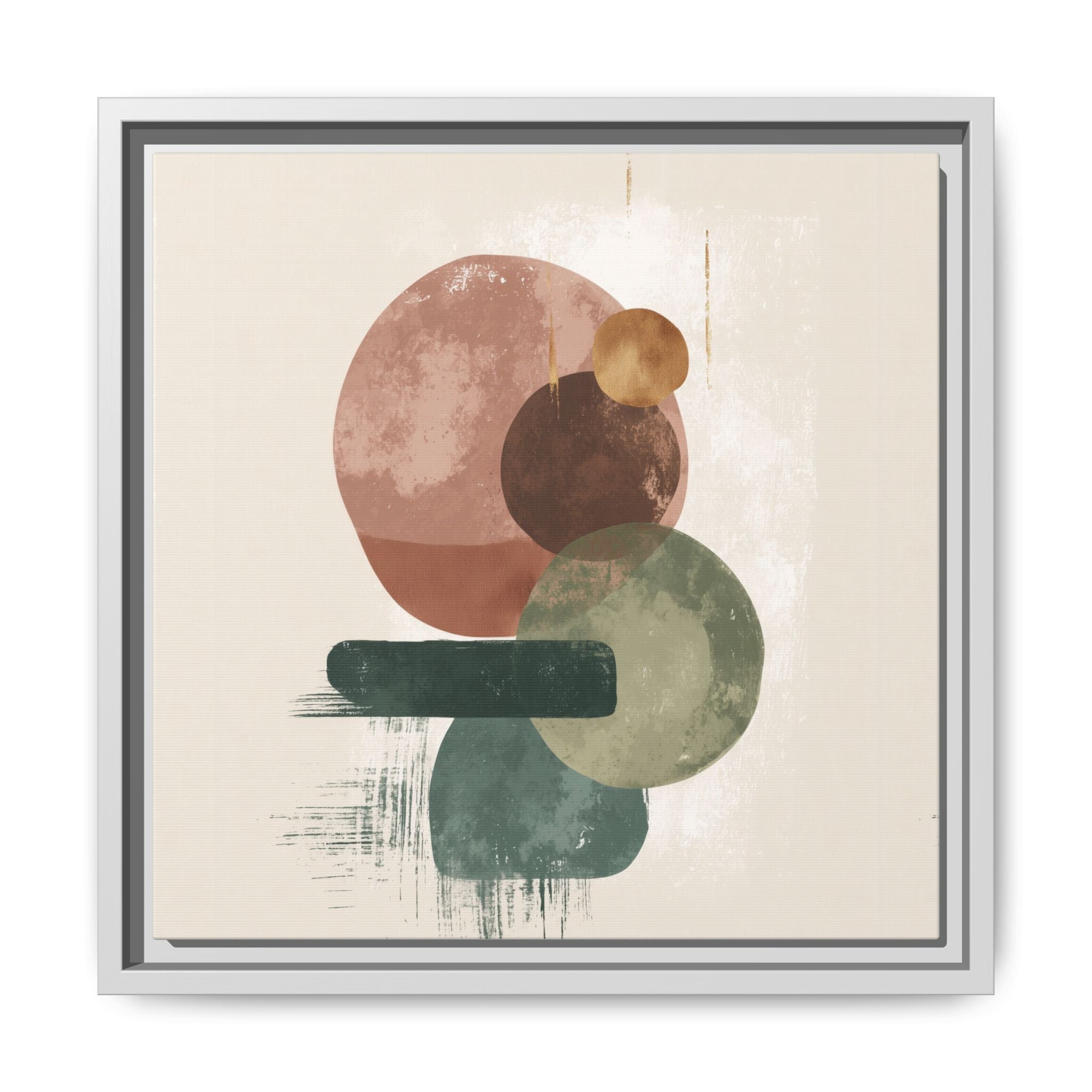 Organic Intersections: Watercolor Abstraction, Earth Tone Composition, Modern Minimalist Art   |   Custom Orders Accepted
