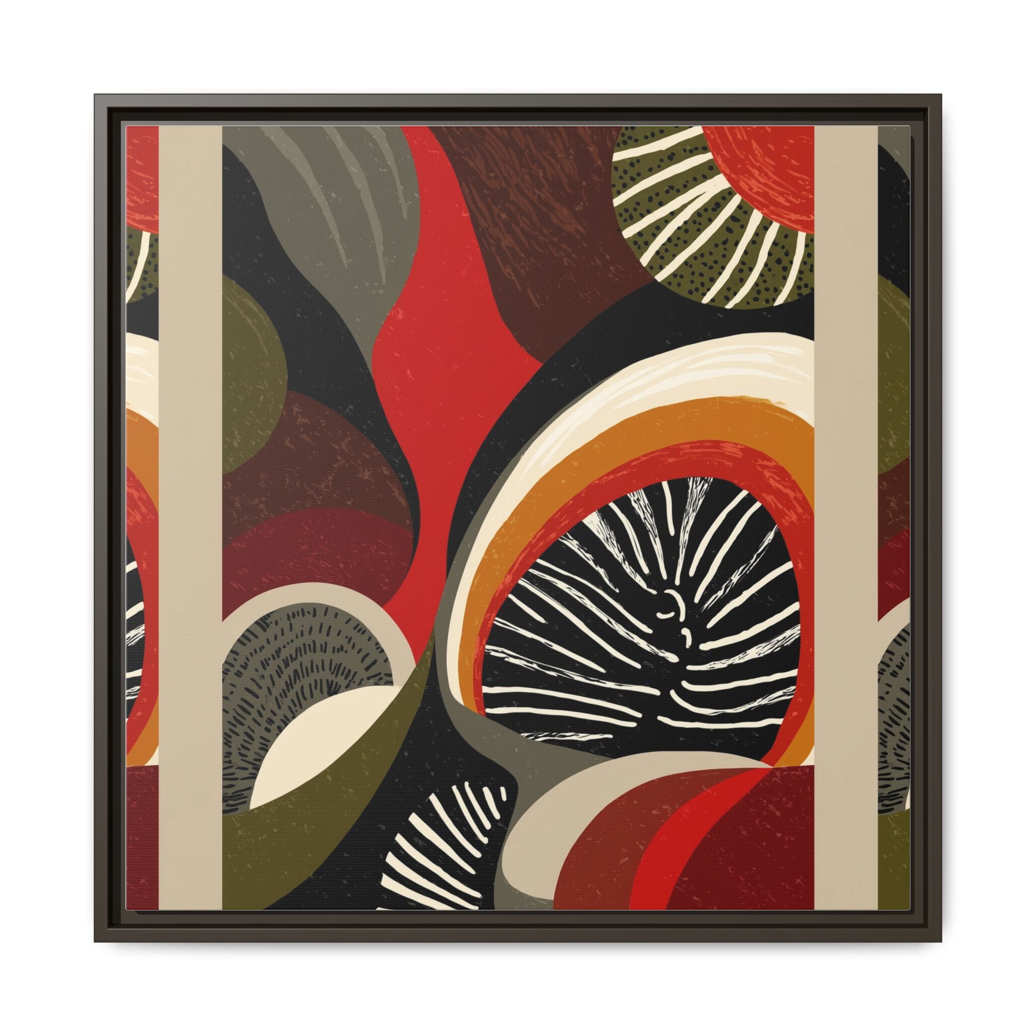 Geometric Rhythm: Abstract Composition, Mid-Century Modern Art, Radial Design Inspiration   |   Custom Orders Accepted