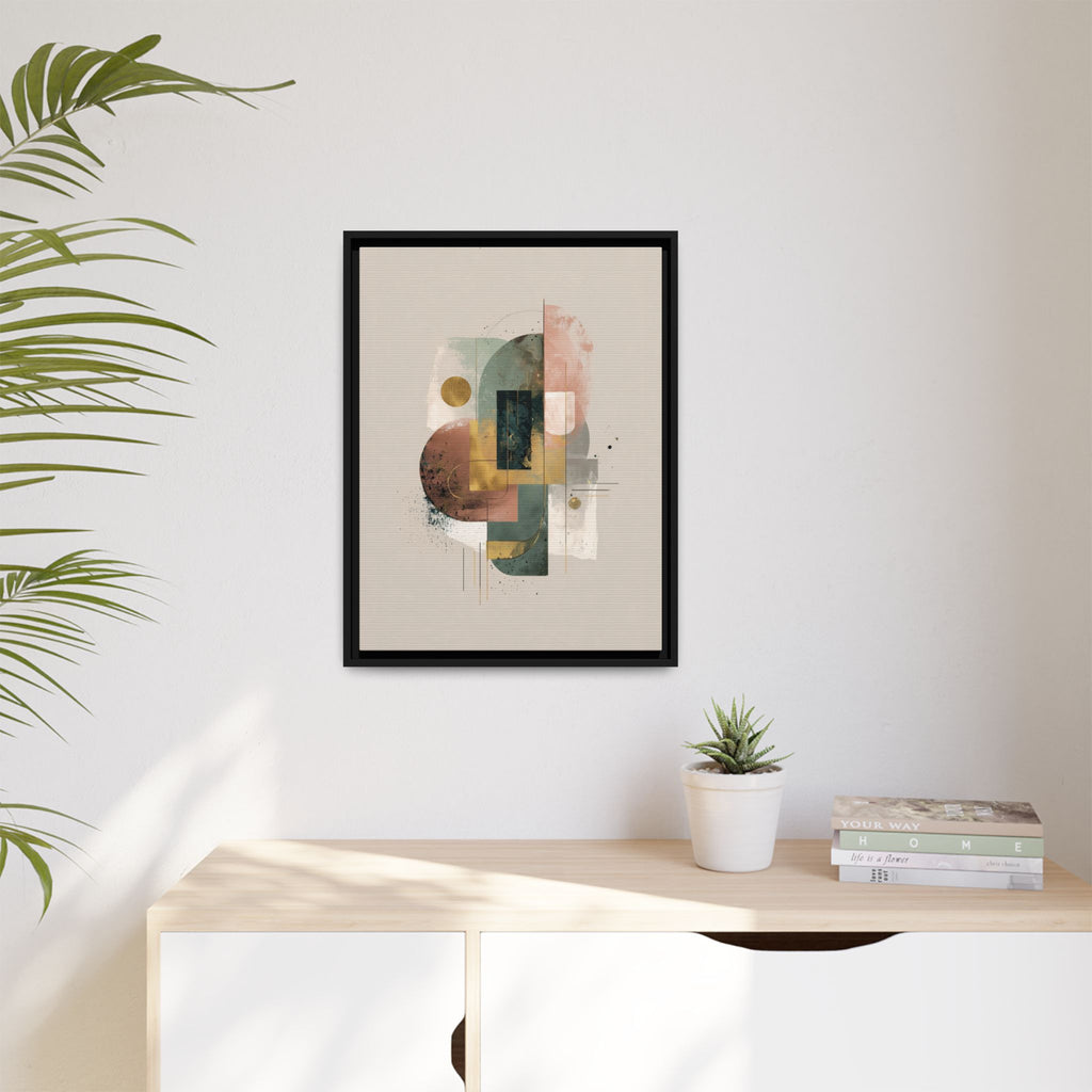 Organic Geometries: Fragmented Forms, Digital Abstract Composition, Layered Minimalist Art   |   Custom Orders Accepted