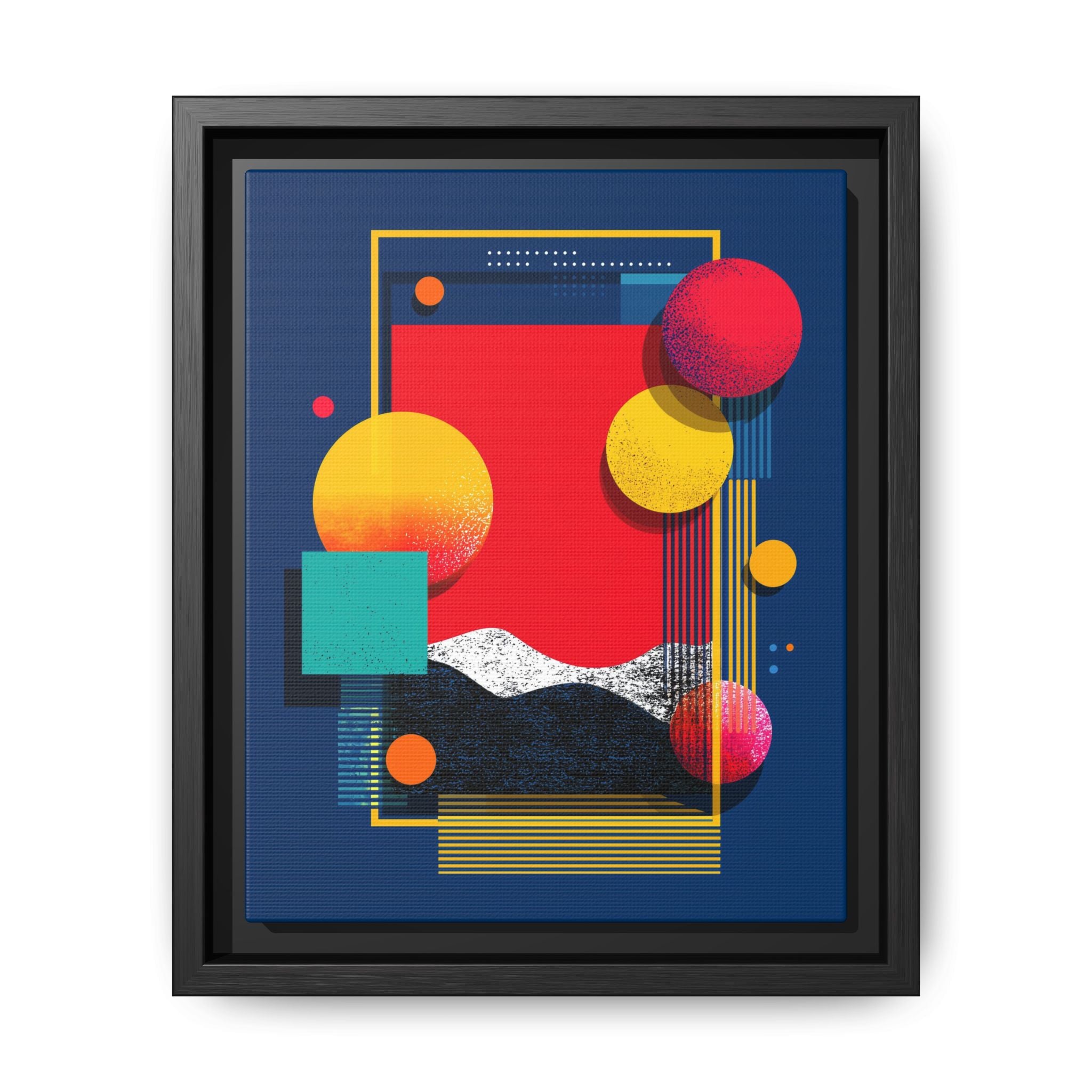 Geometric Horizons: Abstract Landscape Composition, Modernist Digital Art, Colorful Geometric Design   |   Custom Orders Accepted