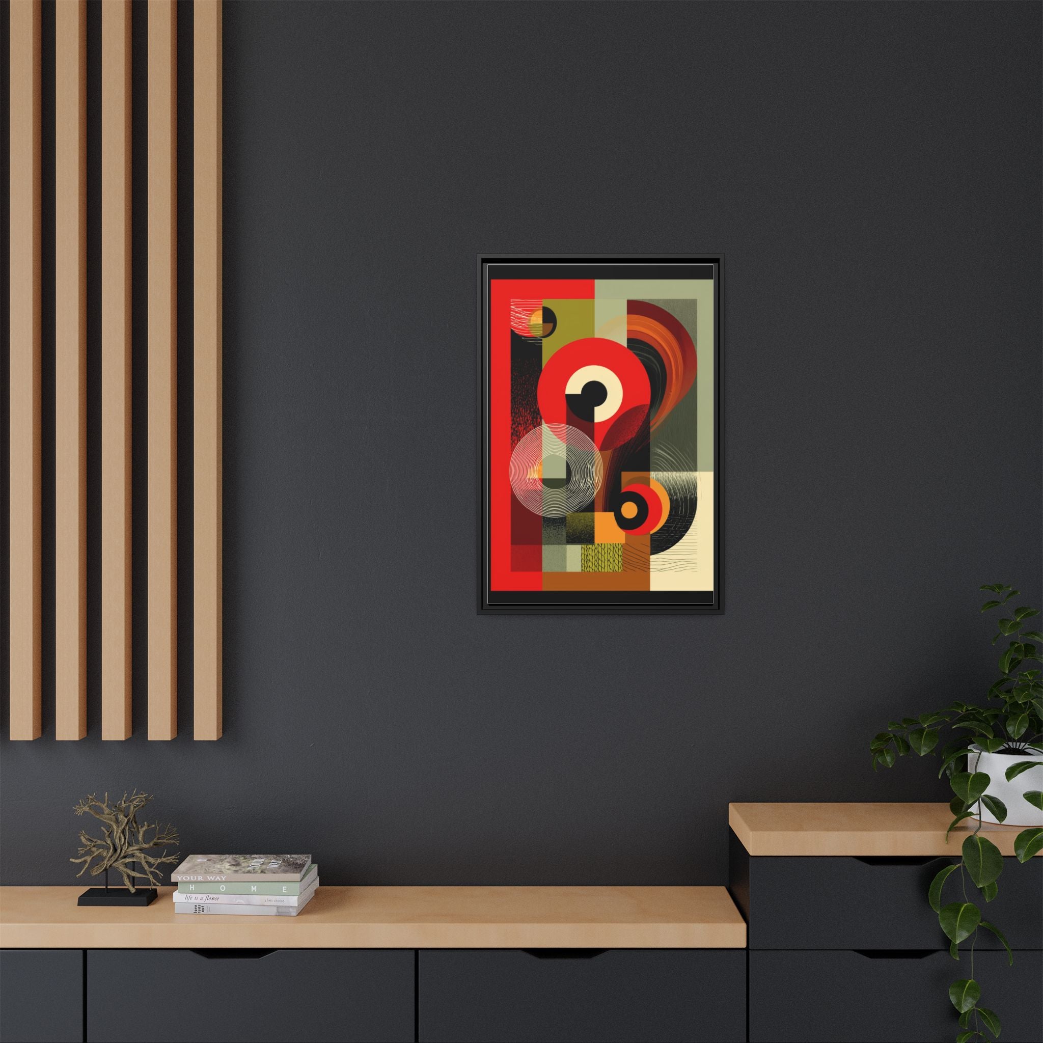 Chromatic Geometrics: Abstract Constructivist Composition, Modernist Color Blocking, Layered Circular Forms   |   Custom Orders Accepted