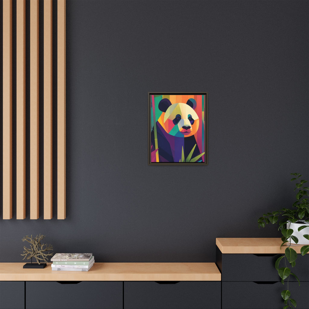 Geometric Panda Framed Print : Kaleidoscope Panda, Digital Art Illustration   |  Personalized & Custom Orders Available