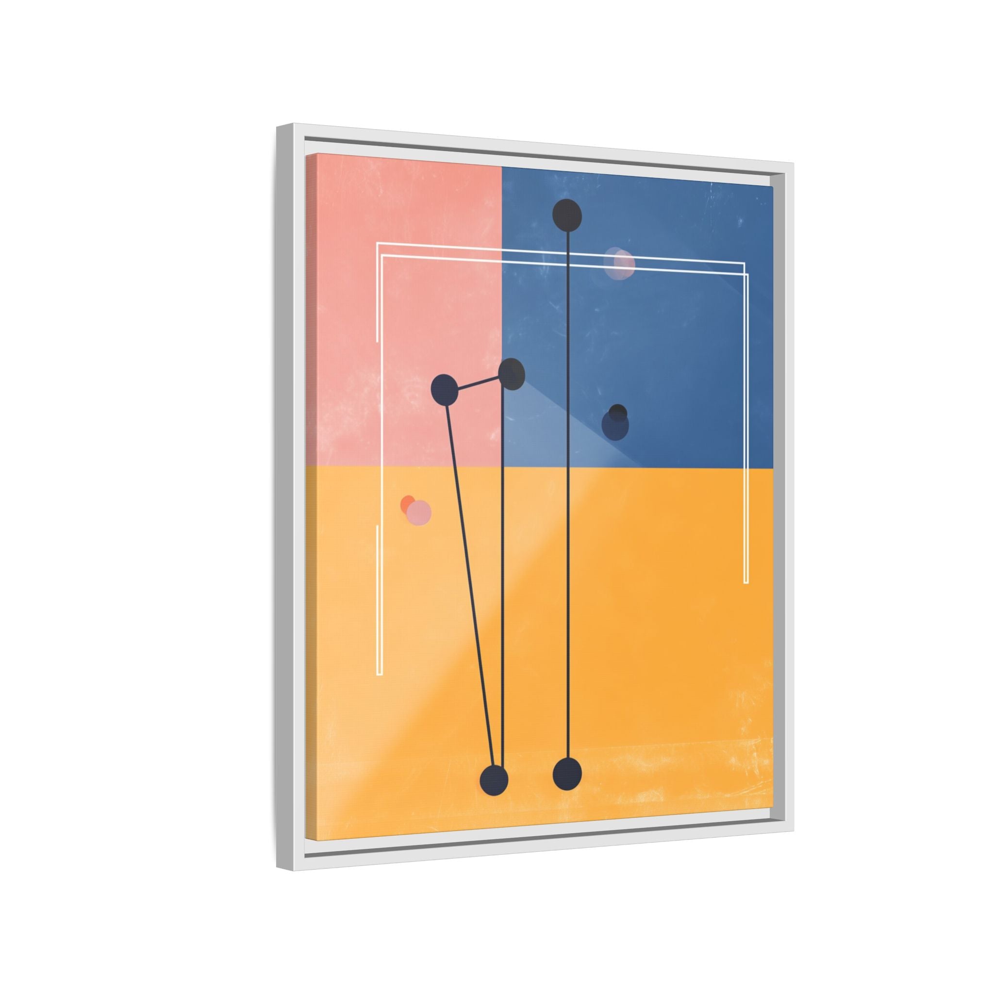 Nexus of Connection: Geometric Abstraction, Modernist Composition, Digital Color Blocks   |   Custom Orders Accepted