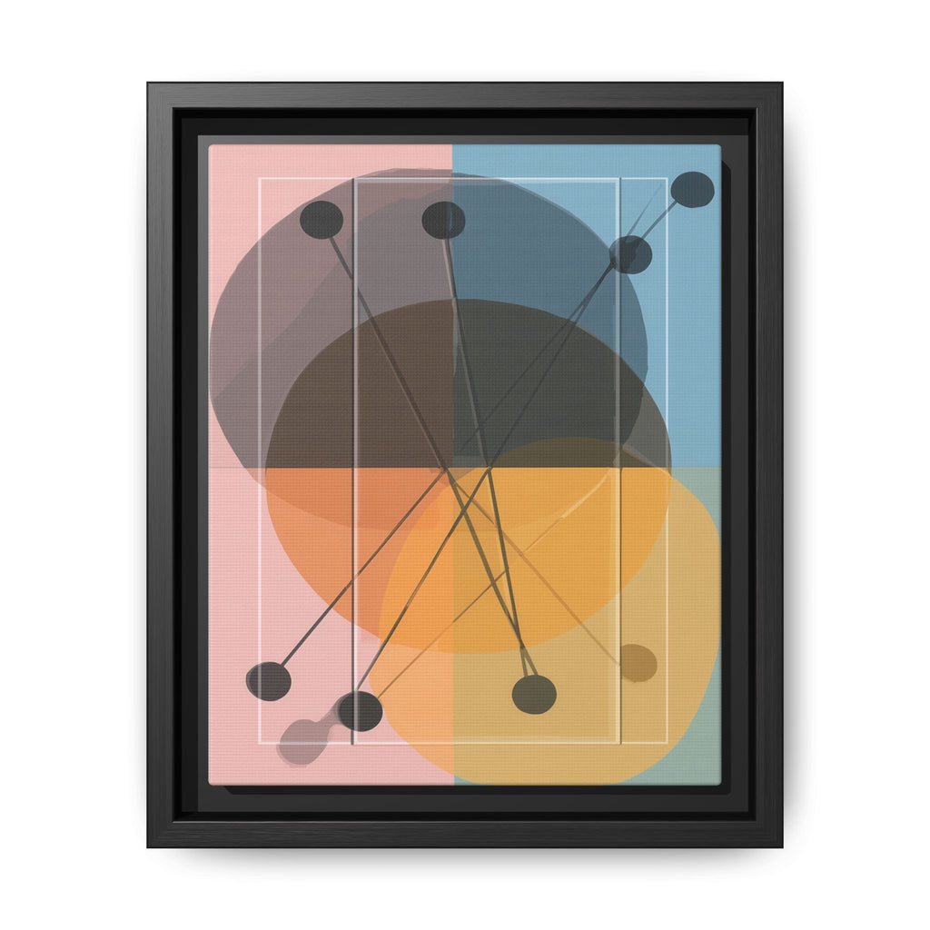 Geometric Intersections: Pastel Quadrants, Mid-Century Minimalism, Network Nodes   |   Custom Orders Accepted