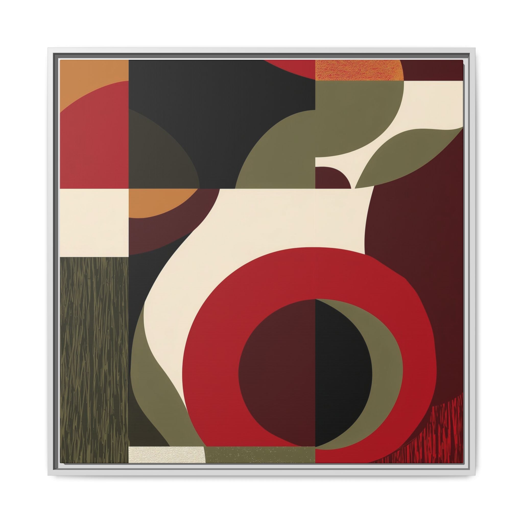 Geometric Intersections: Mid-Century Modern Design, Abstract Architectural Composition, Rhythmic Curved Forms   |   Custom Orders Accepted