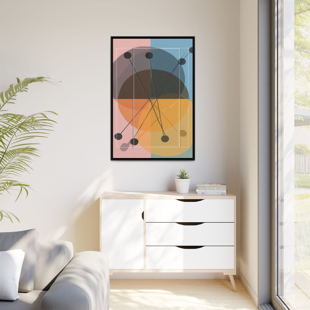 Geometric Intersections: Pastel Quadrants, Mid-Century Minimalism, Network Nodes   |   Custom Orders Accepted
