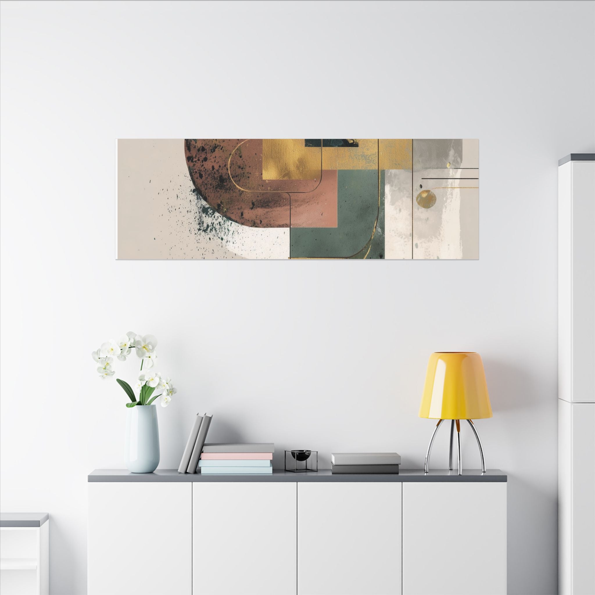 Geometric Harmony: Abstract Composition, Modernist Minimalism, Ethereal Design Layers   |   Custom Orders Accepted