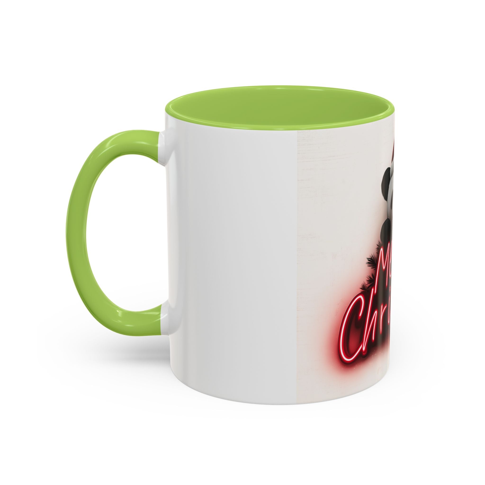 Merry Christmas Panda Mug, Fun Holiday Coffee Cup, Cute Gift for Animal Lovers, Festive Drinkware, Christmas Decorations